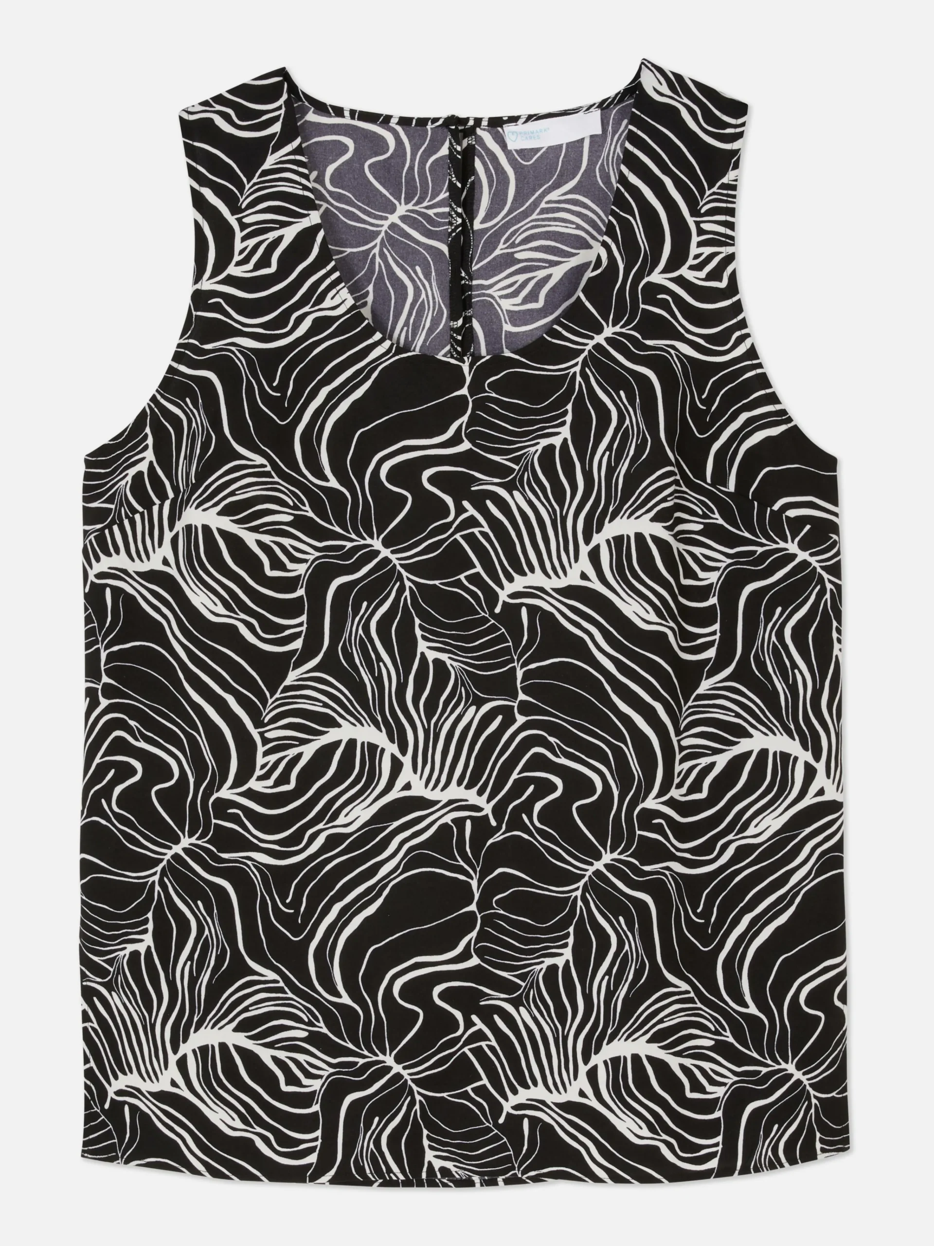 Abstract Print Sleeveless Top|Primark Hot