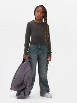 Acid Wash Long Sleeve T-shirt|Primark Best