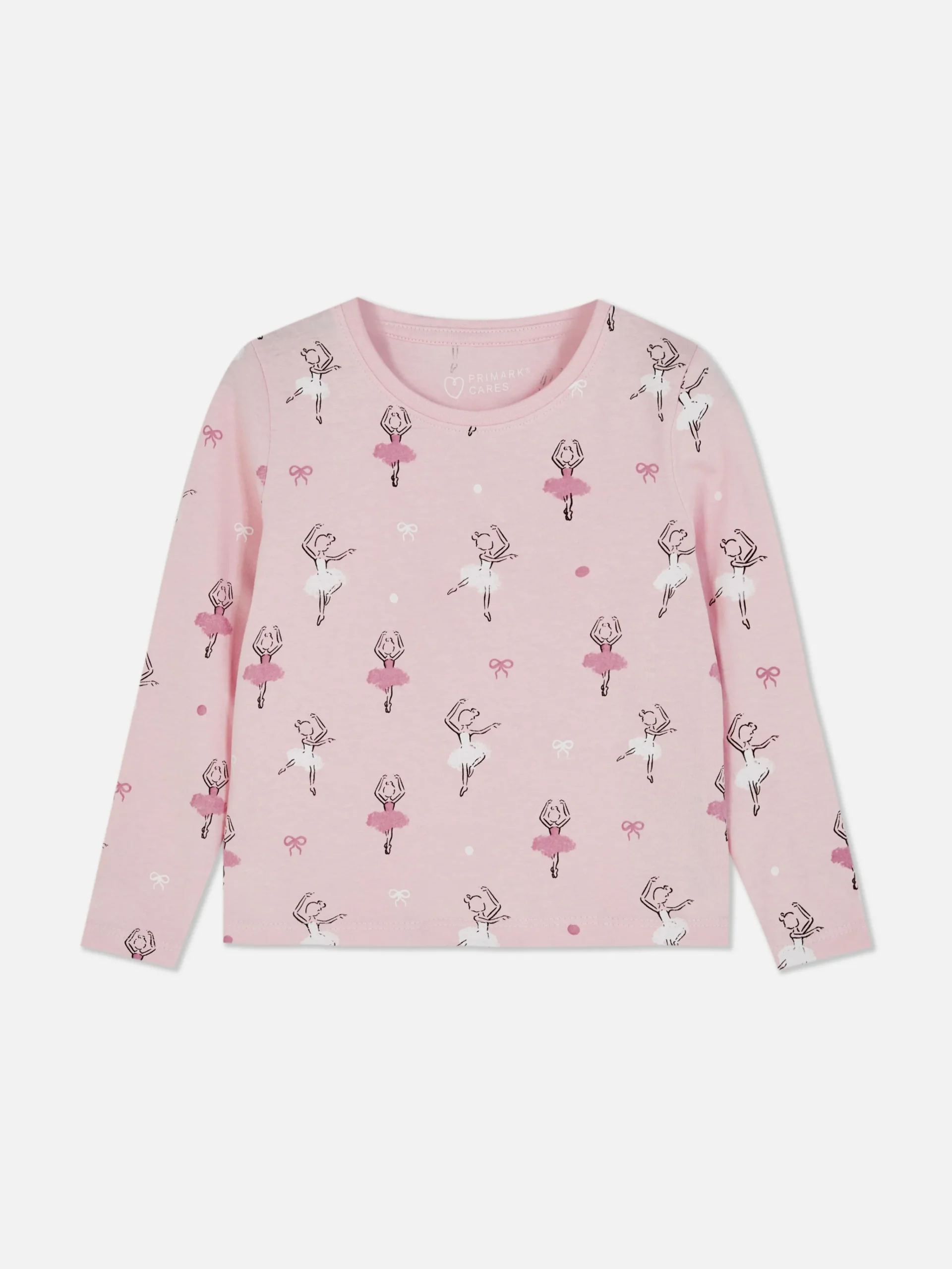 Ballet Graphic Long Sleeve T-Shirt|Primark Clearance