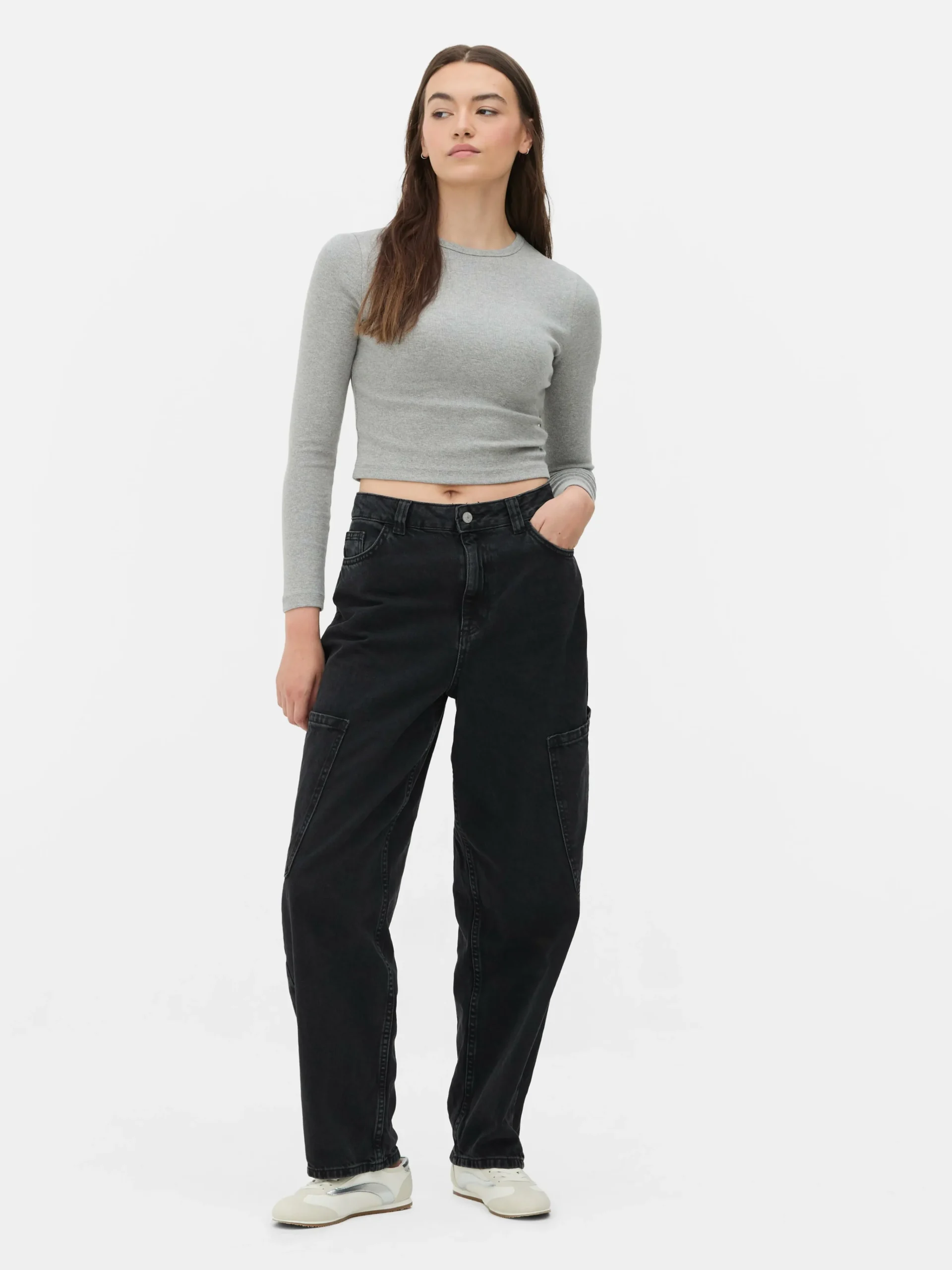 Balloon Leg Cargo Jeans|Primark Outlet