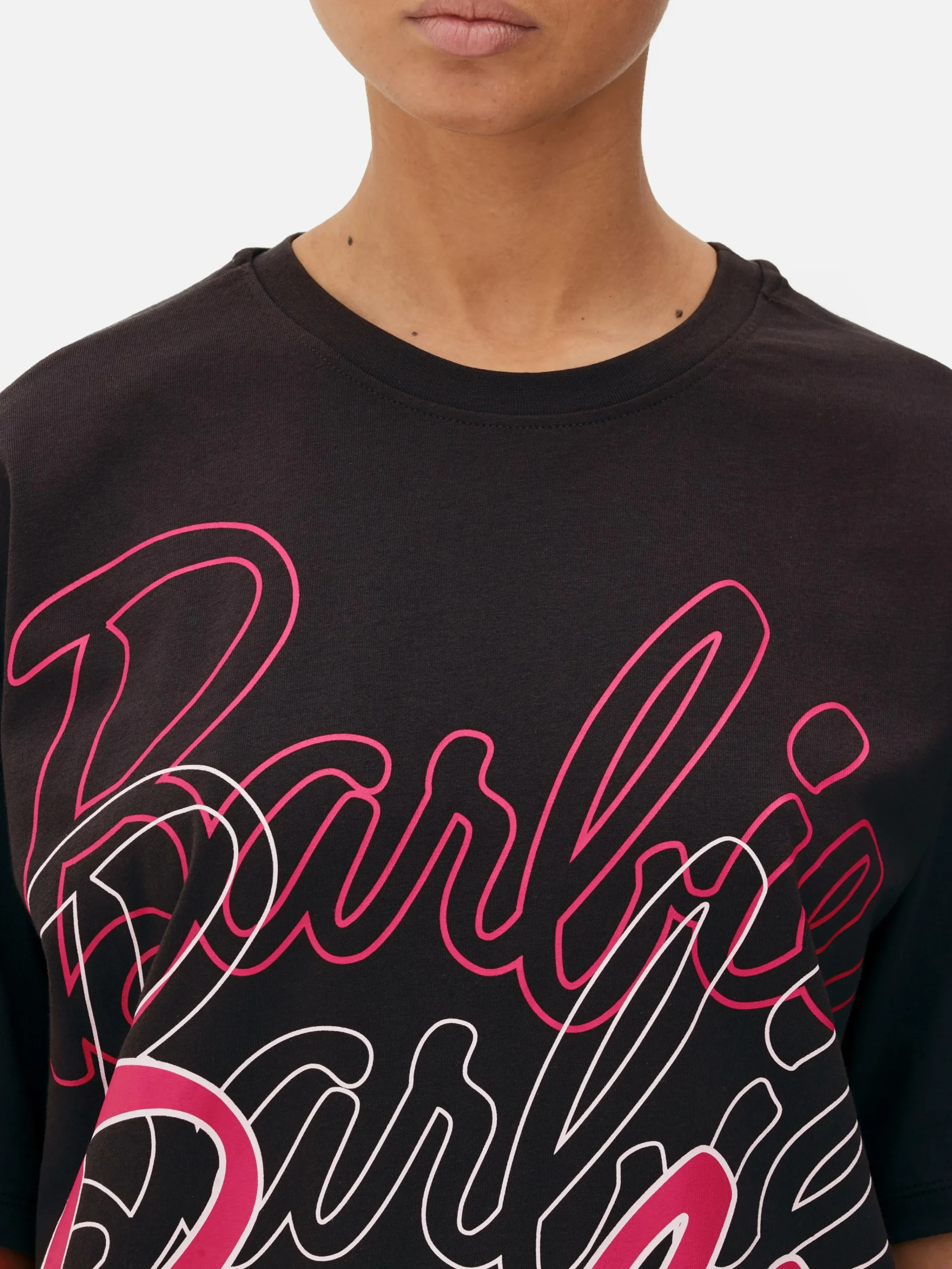 Barbie Logo Oversized T-Shirt|Primark Sale