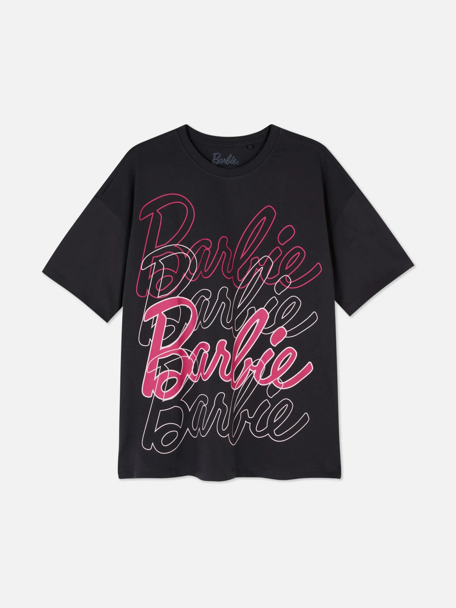 Barbie Logo Oversized T-Shirt|Primark Sale