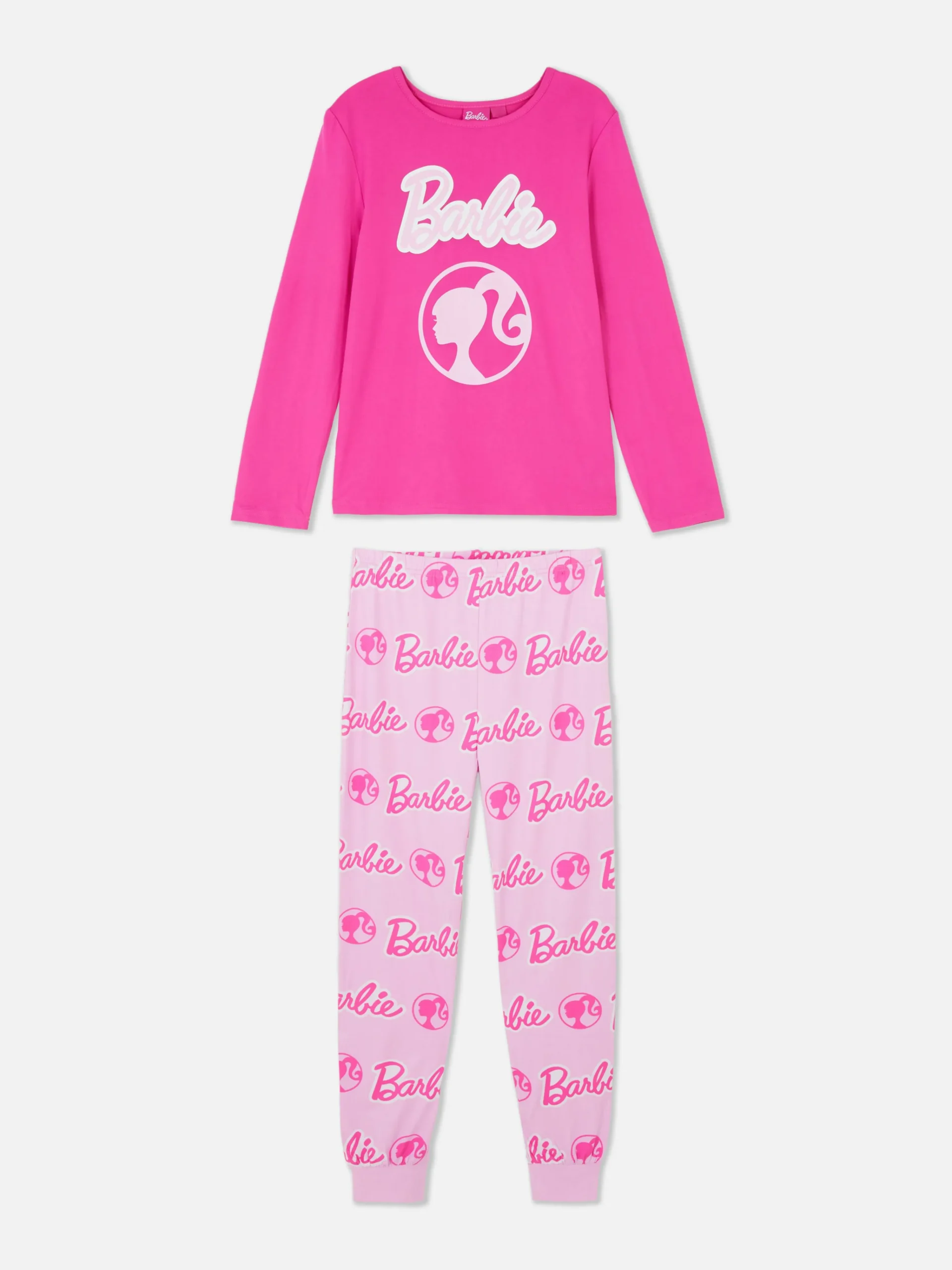 Barbie Long Sleeve Pajamas|Primark Discount