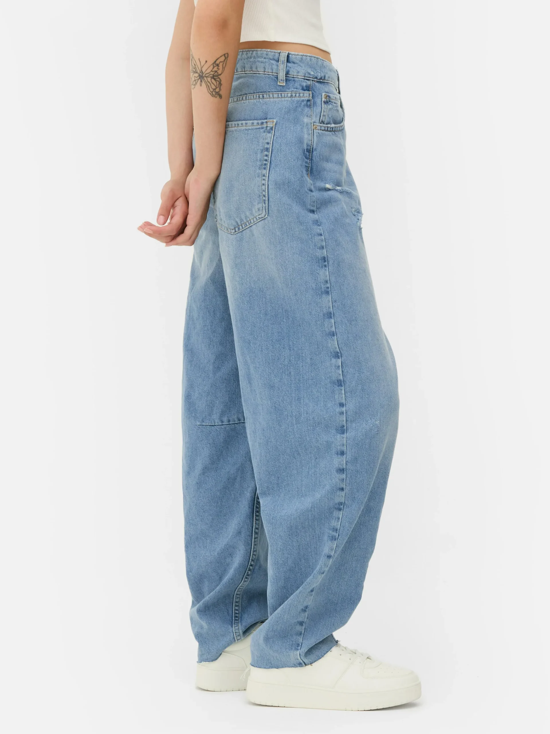 Barrel Leg Jeans|Primark Clearance