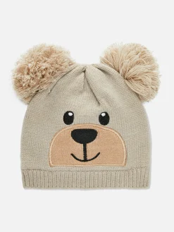 Bear Pompom Beanie|Primark Outlet