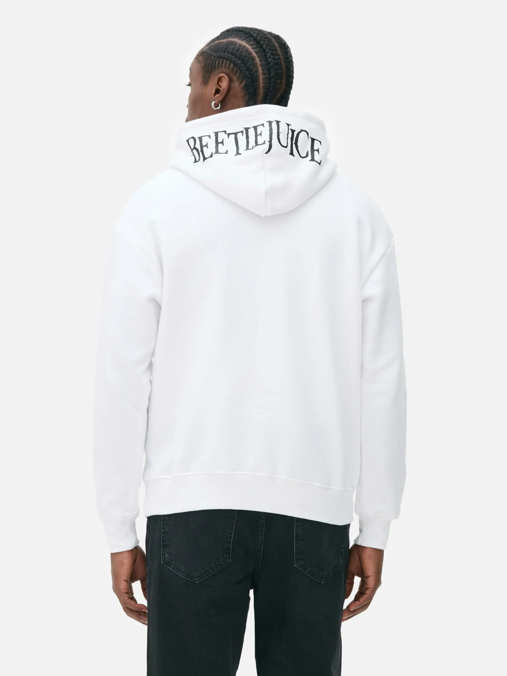 Beetlejuice Character Graphic Hoodie|Primark New