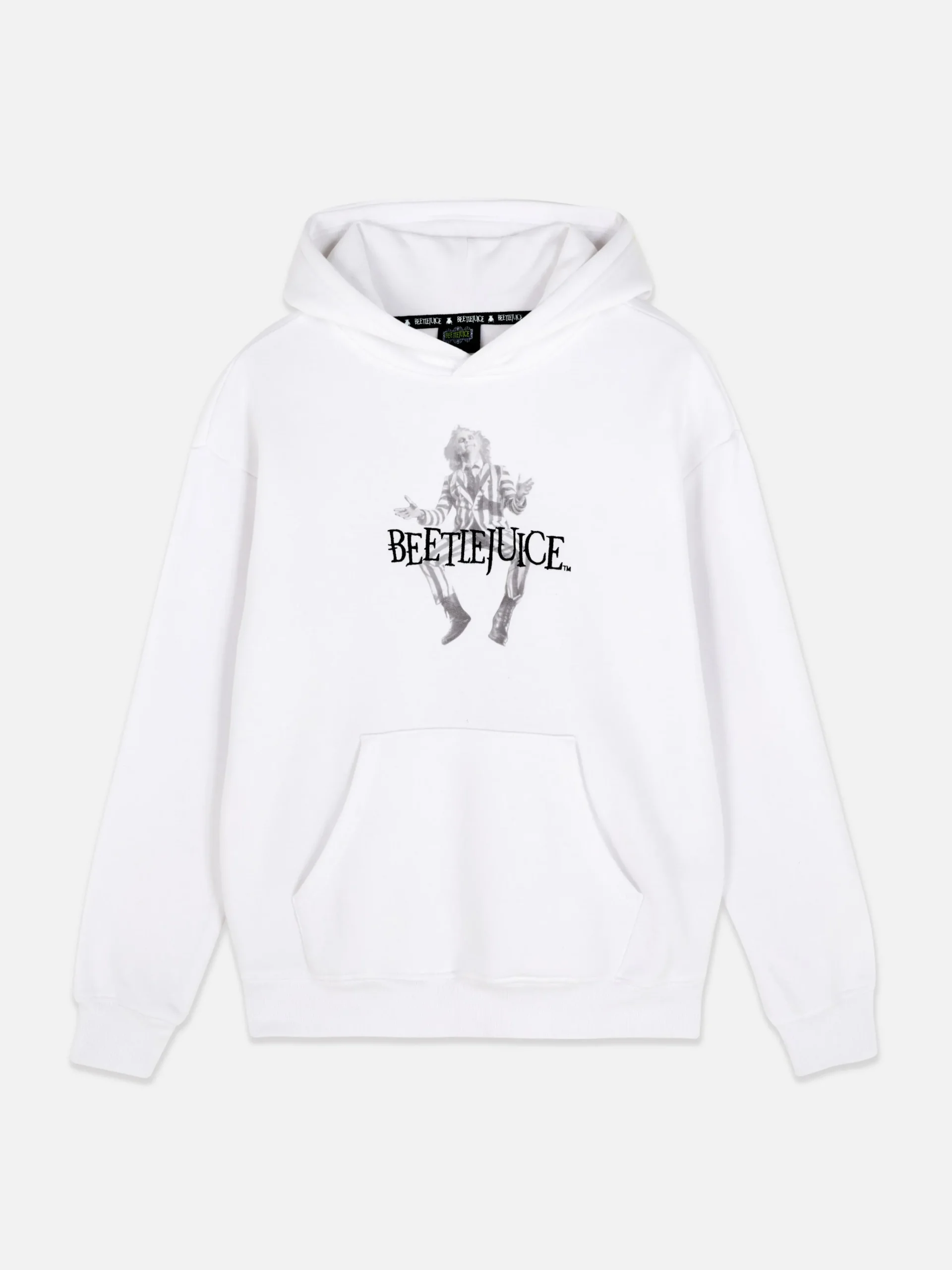 Beetlejuice Character Graphic Hoodie|Primark New