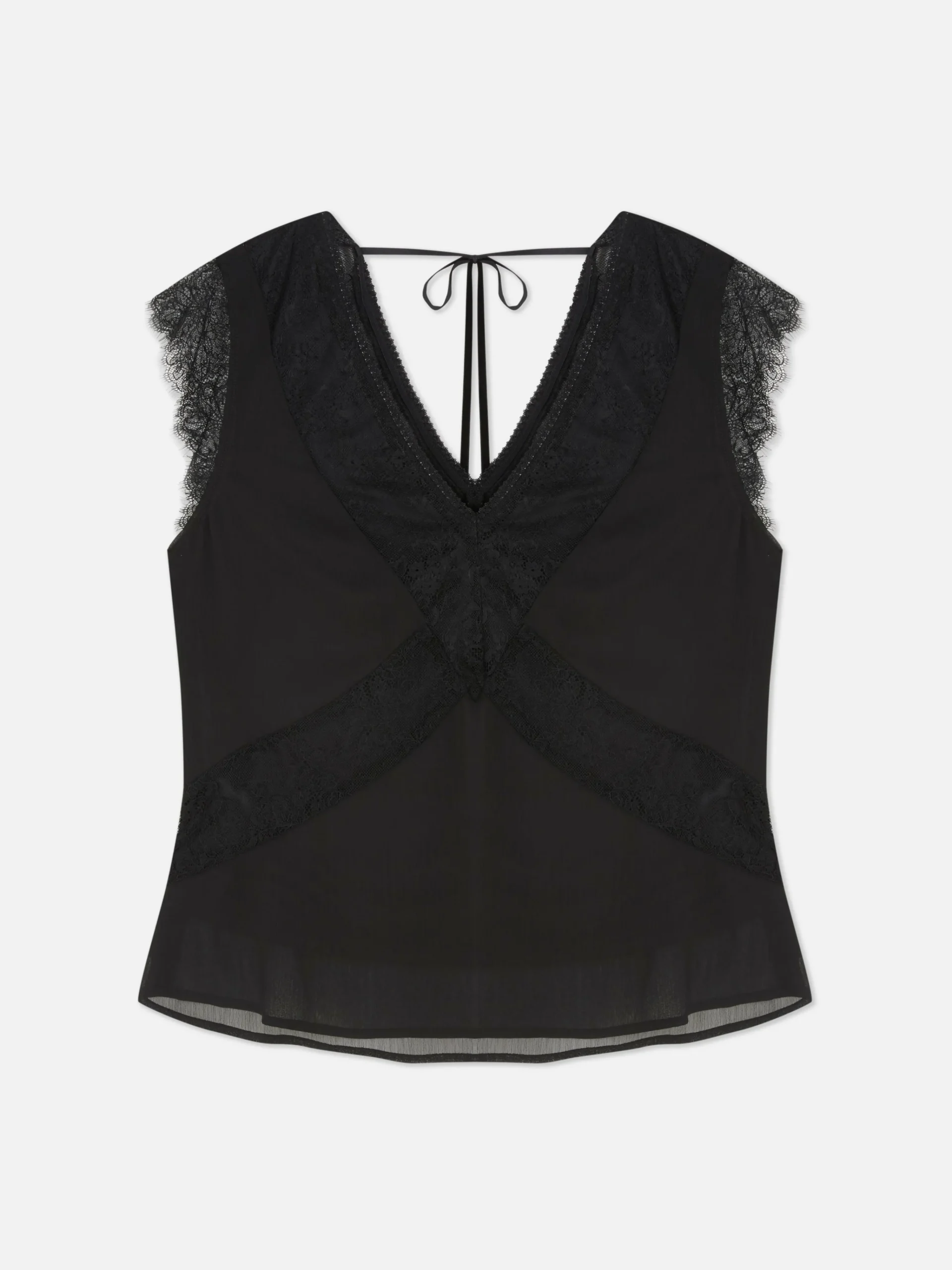 Beetlejuice X Colleen Atwood Lace Trim Blouse|Primark