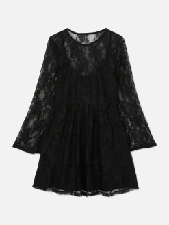 Beetlejuice X Colleen Atwood Lace Mini Dress|Primark Discount