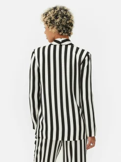 Beetlejuice X Colleen Atwood Striped Blazer|Primark Hot