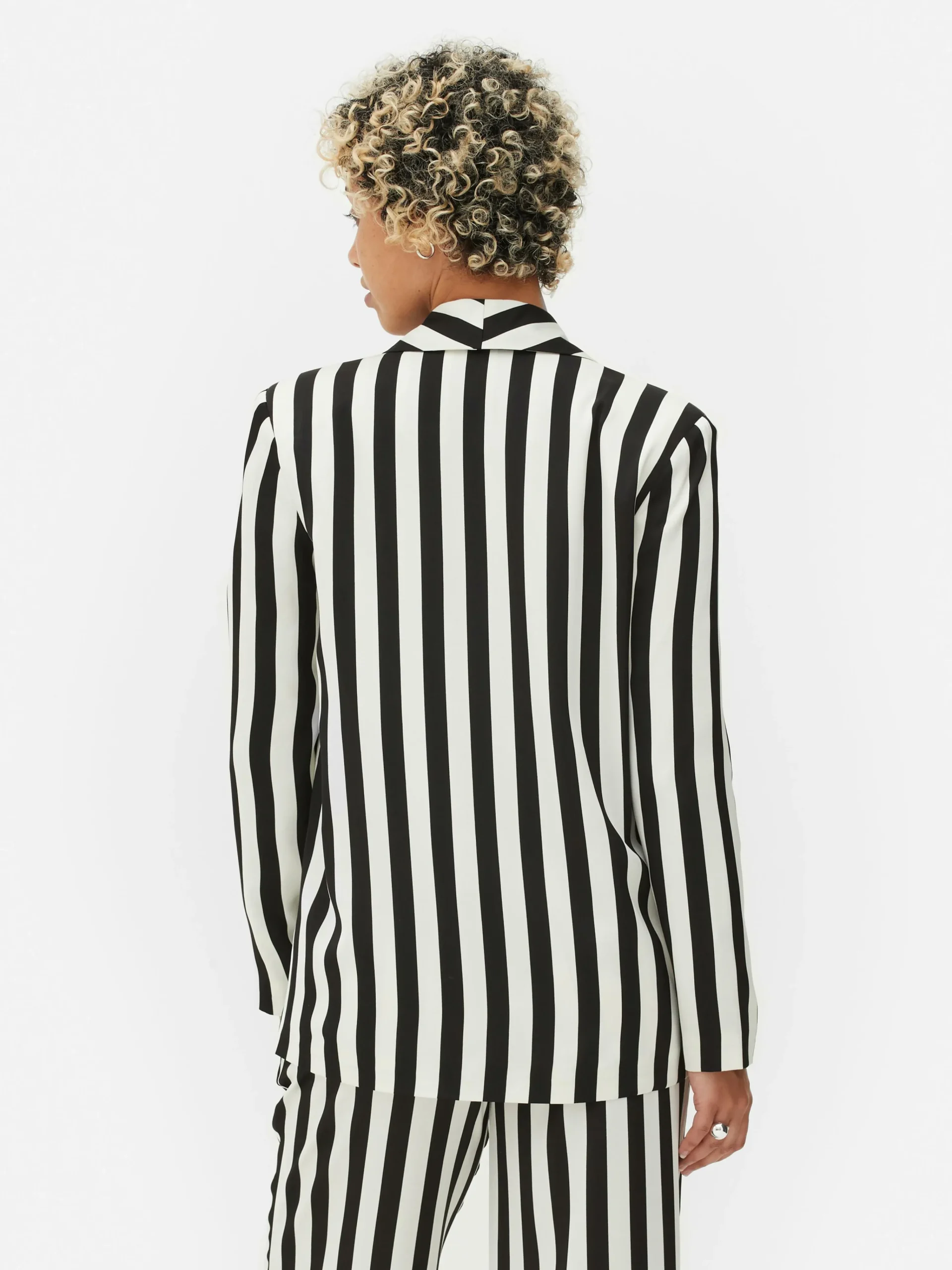 Beetlejuice X Colleen Atwood Striped Blazer|Primark Hot