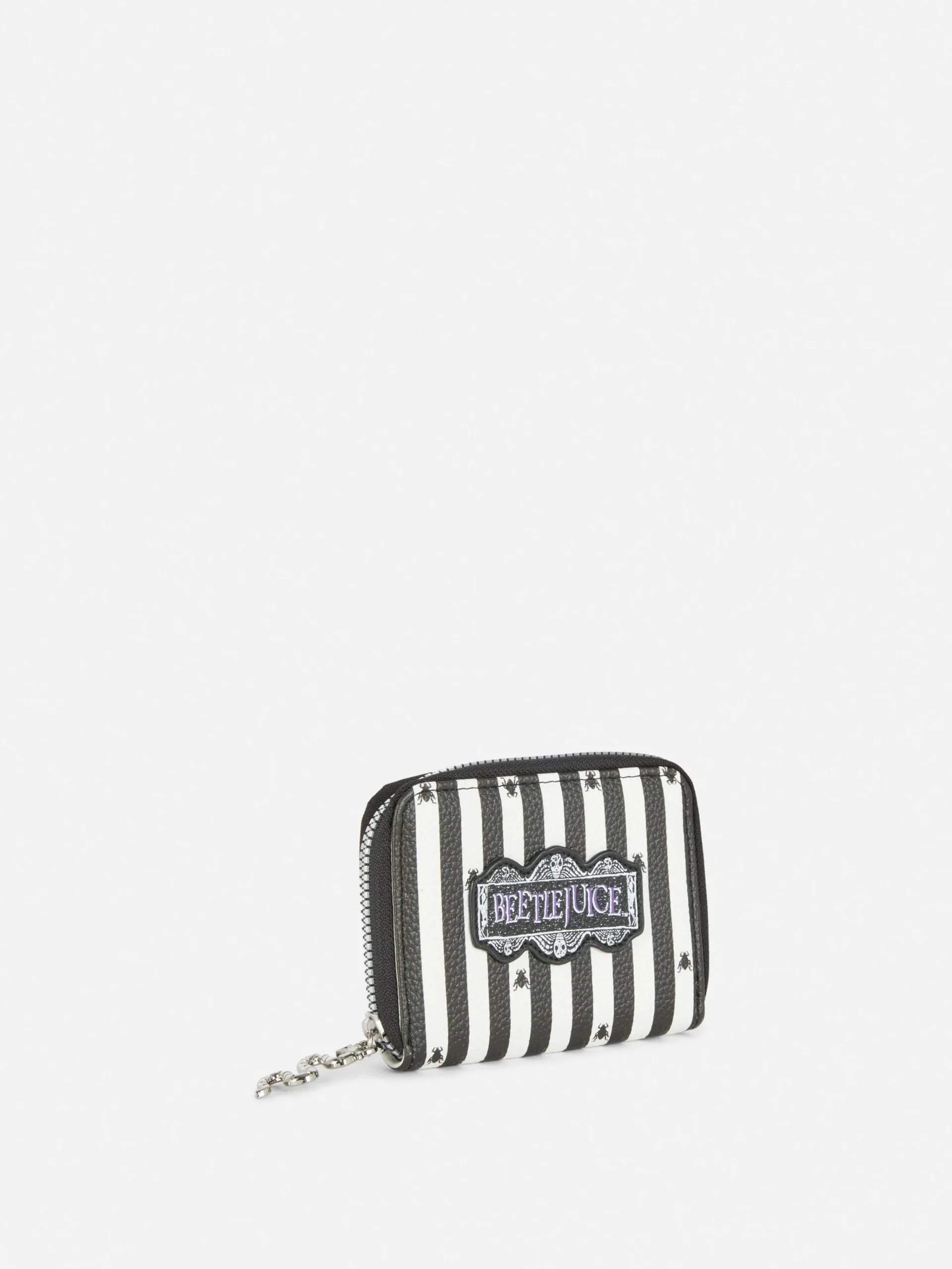 Beetlejuice Zip-Up Purse|Primark New