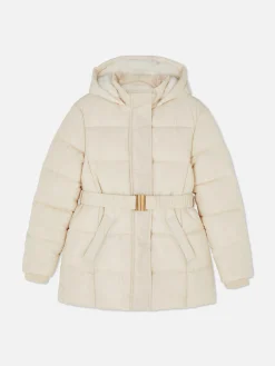 Belted Padded Jacket|Primark New