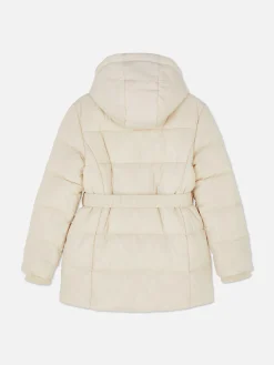 Belted Padded Jacket|Primark New