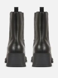 Block Heel Chelsea Boots|Primark Online