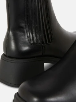 Block Heel Chelsea Boots|Primark Online