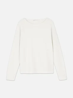 Boat Neck Long Sleeve Sweater|Primark Discount