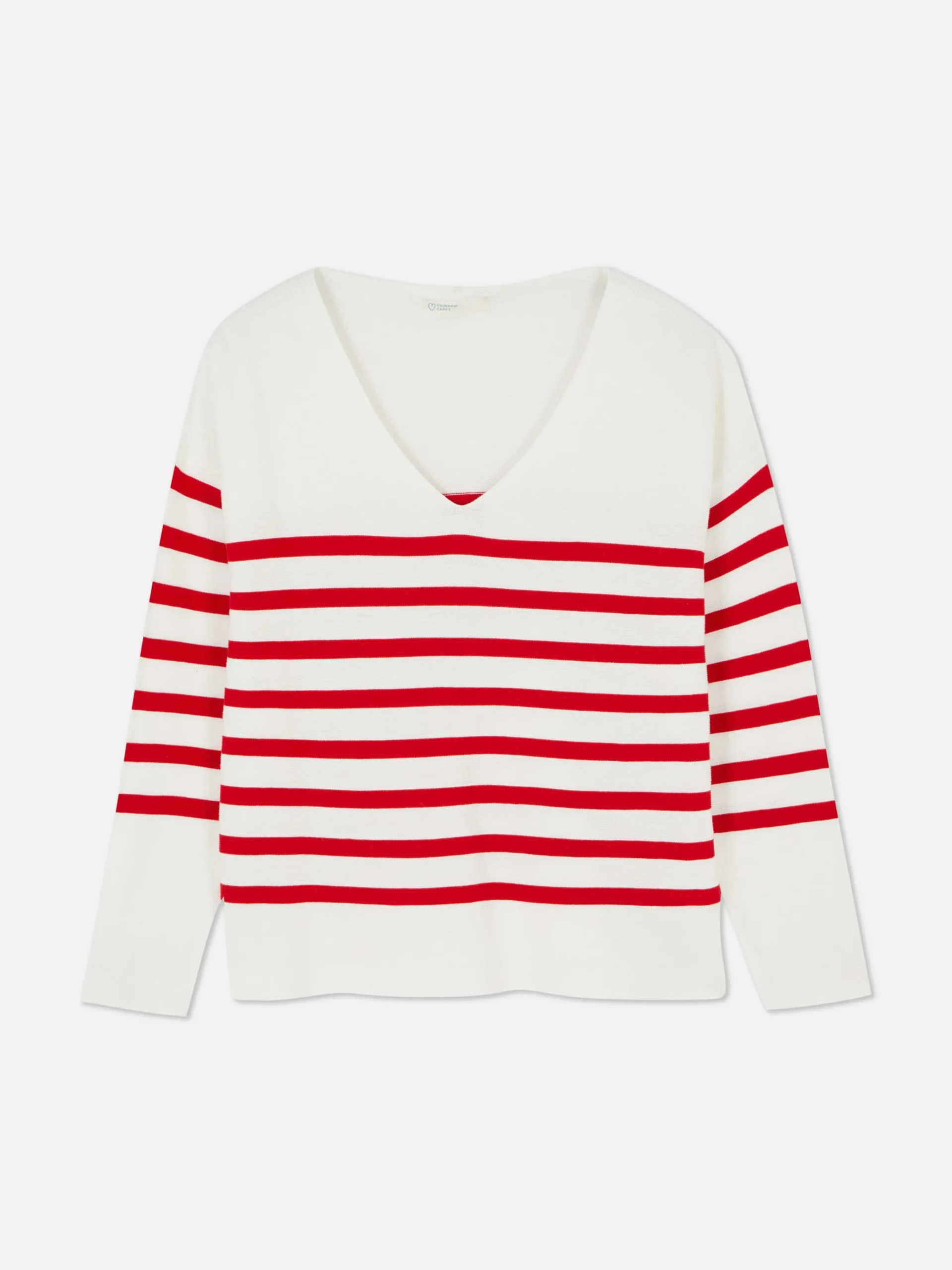 Boat Neck Long Sleeve Sweater|Primark Hot
