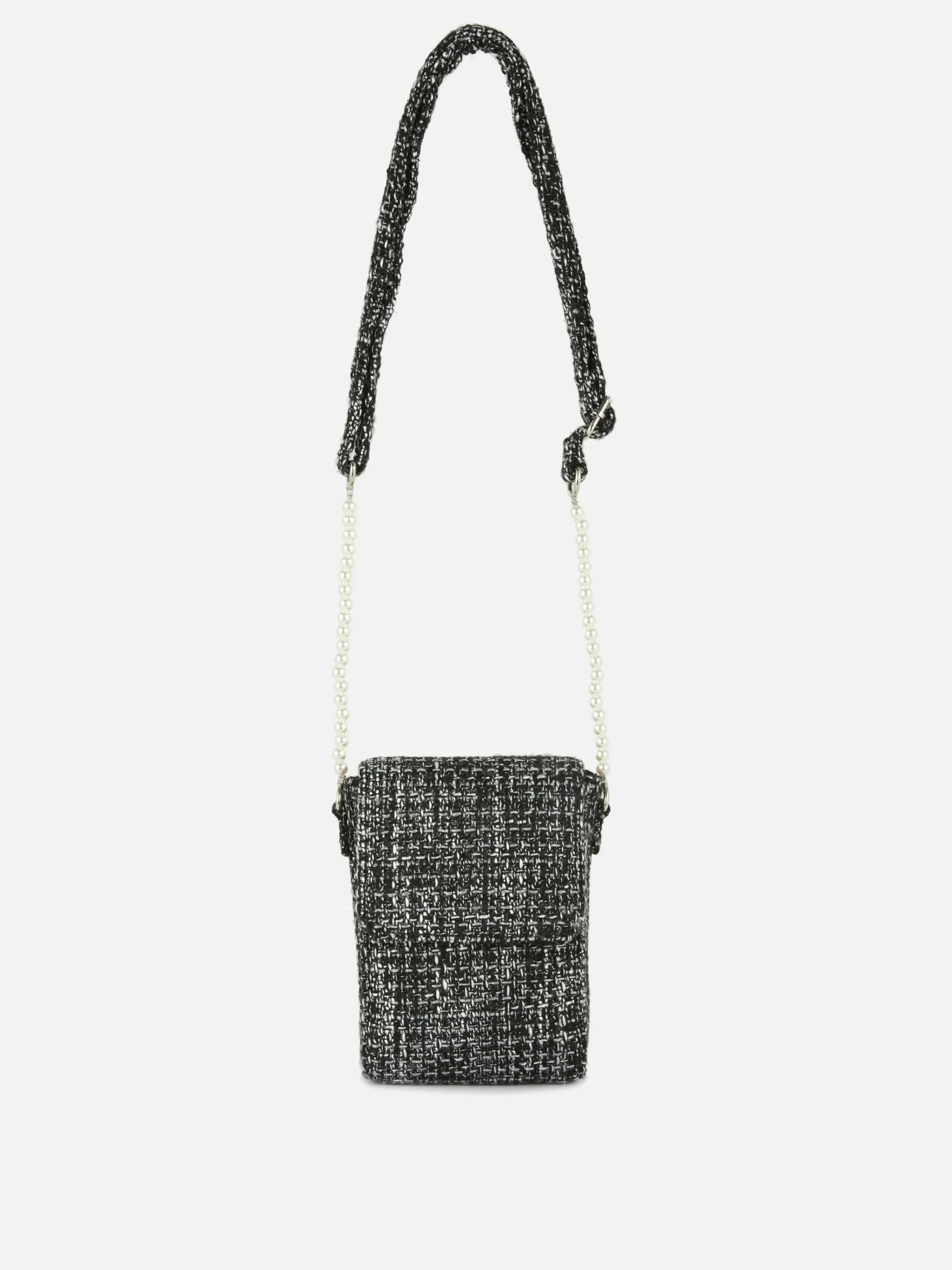 Bouclé Crossbody Phone Holder|Primark Outlet