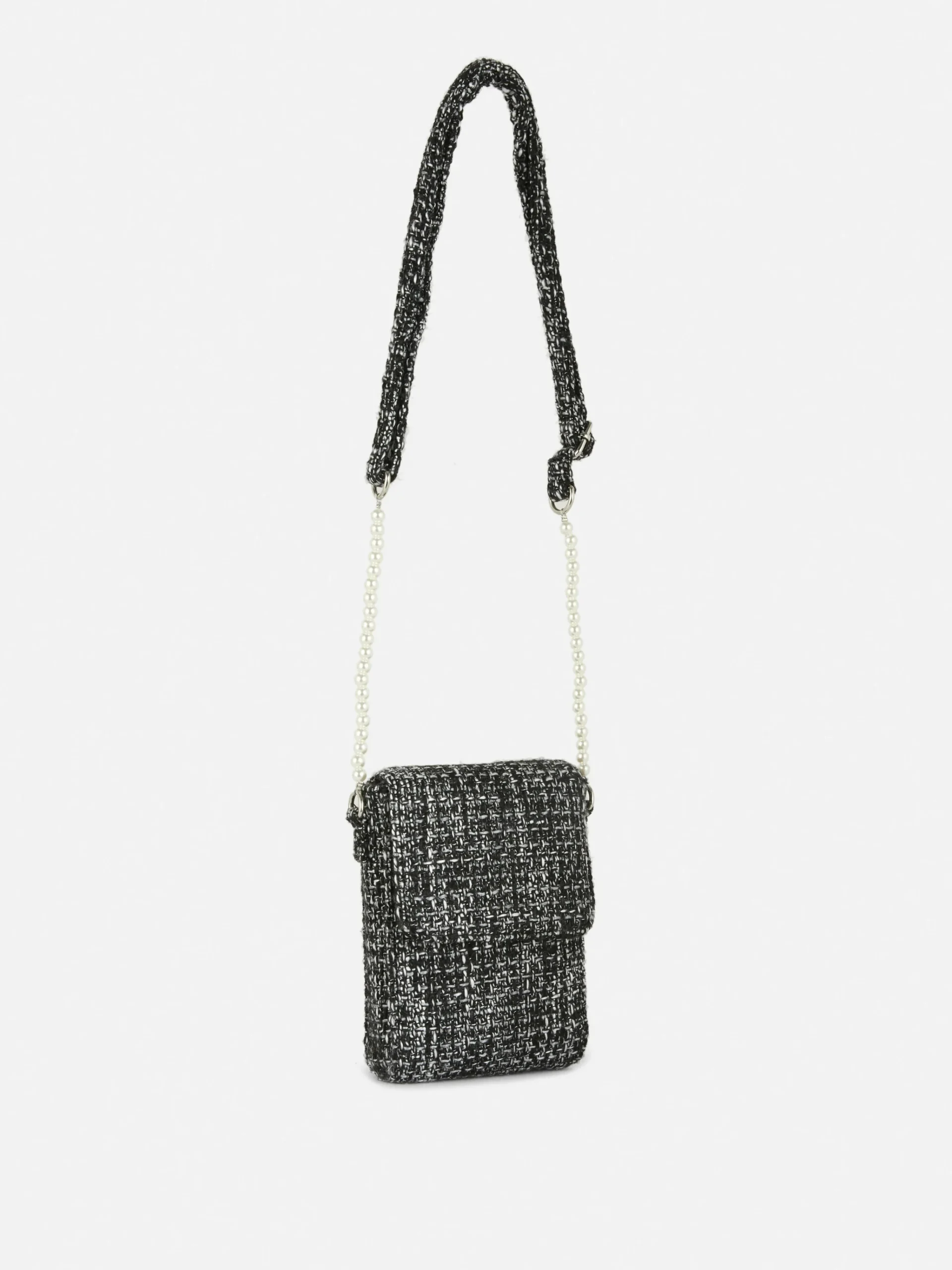 Bouclé Crossbody Phone Holder|Primark Outlet