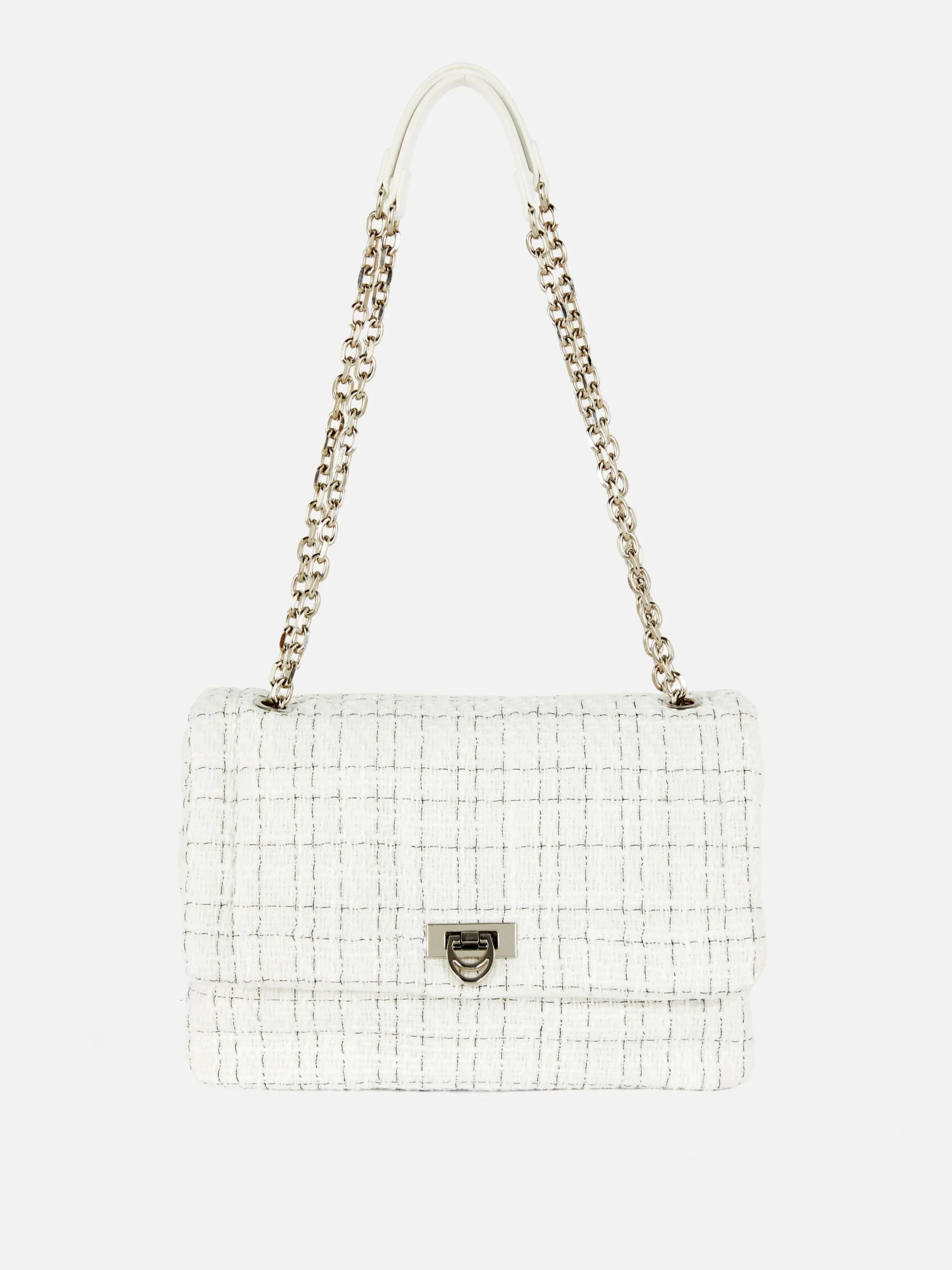 Bouclé Flap Front Crossbody Bag|Primark Clearance