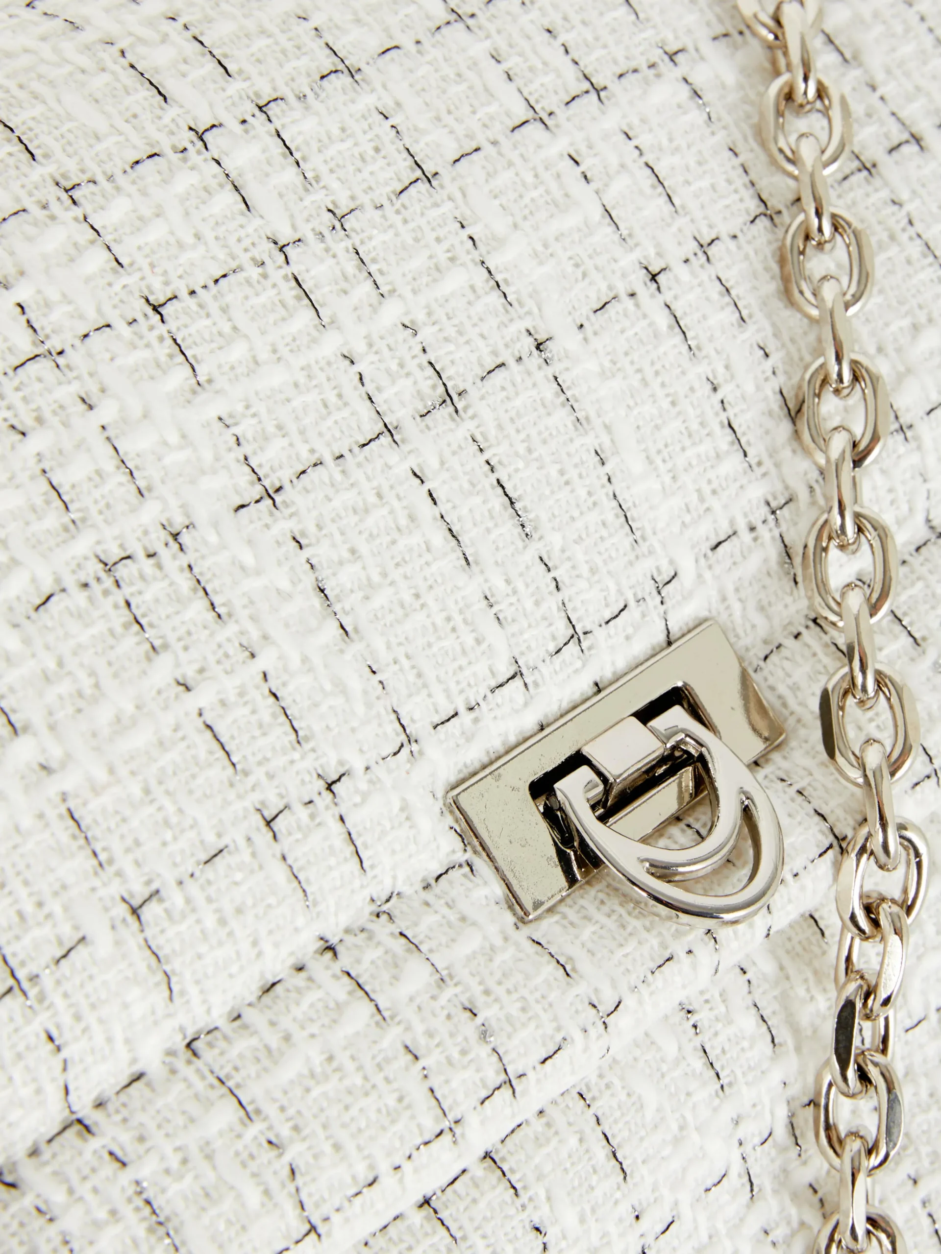 Bouclé Flap Front Crossbody Bag|Primark Clearance