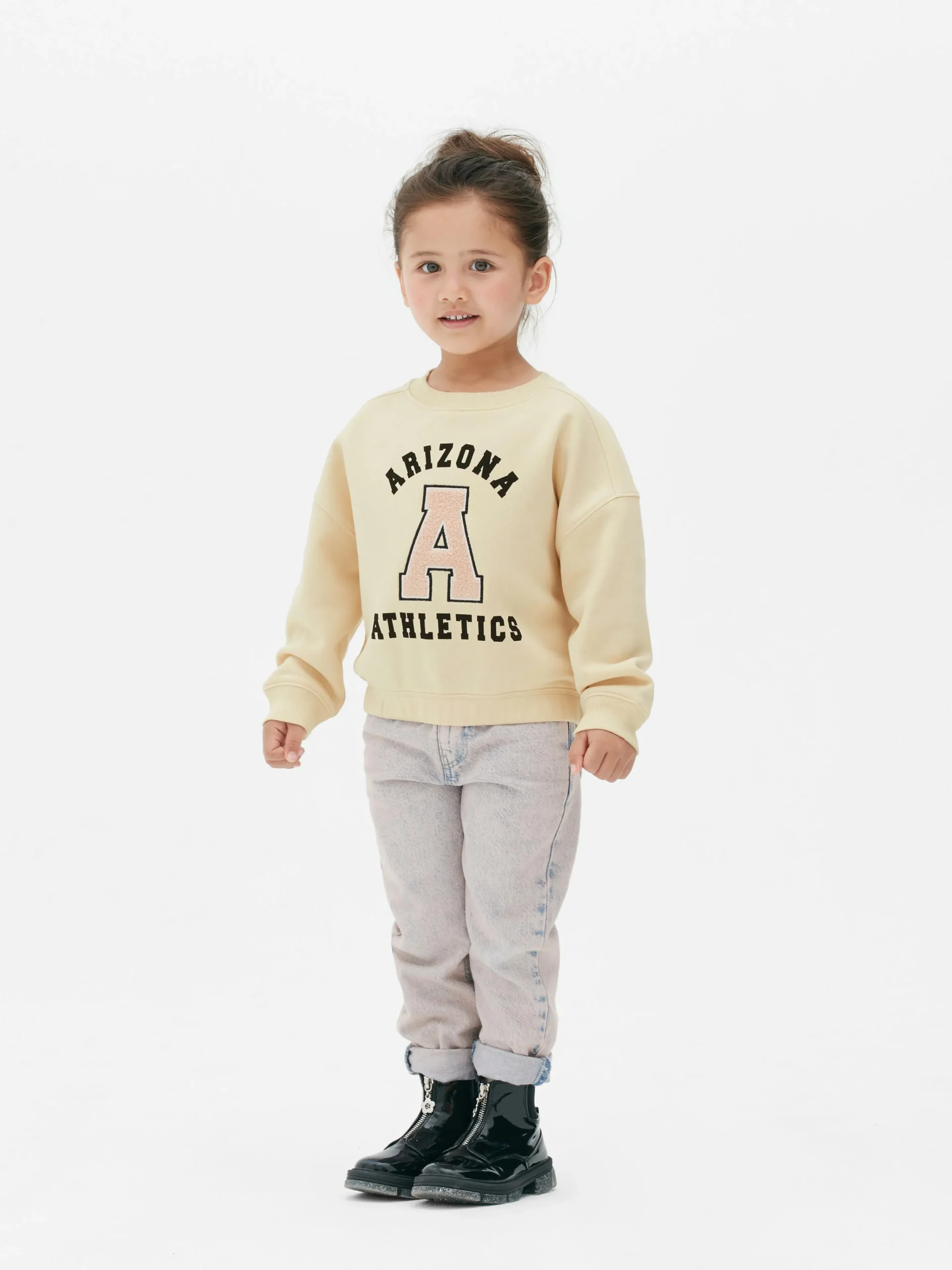 Bouclé Letter Collegiate Sweatshirt|Primark Sale