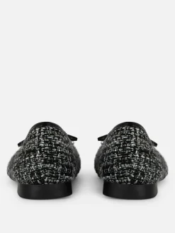 Boucle Contrast Toe Cap Ballet Flats|Primark Sale
