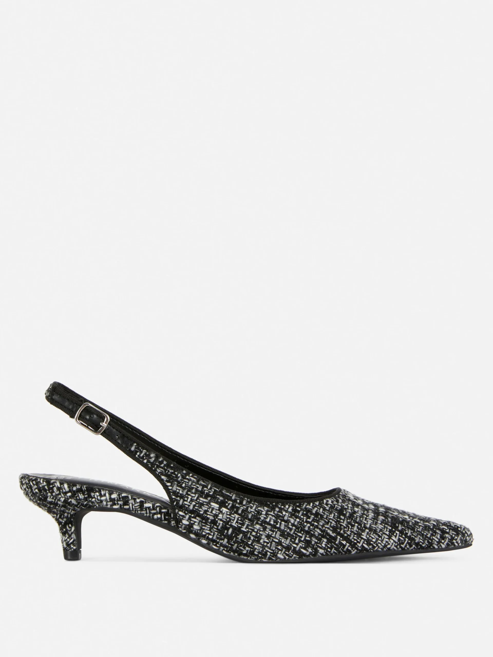 Boucle Slingback Kitten Heels|Primark Sale
