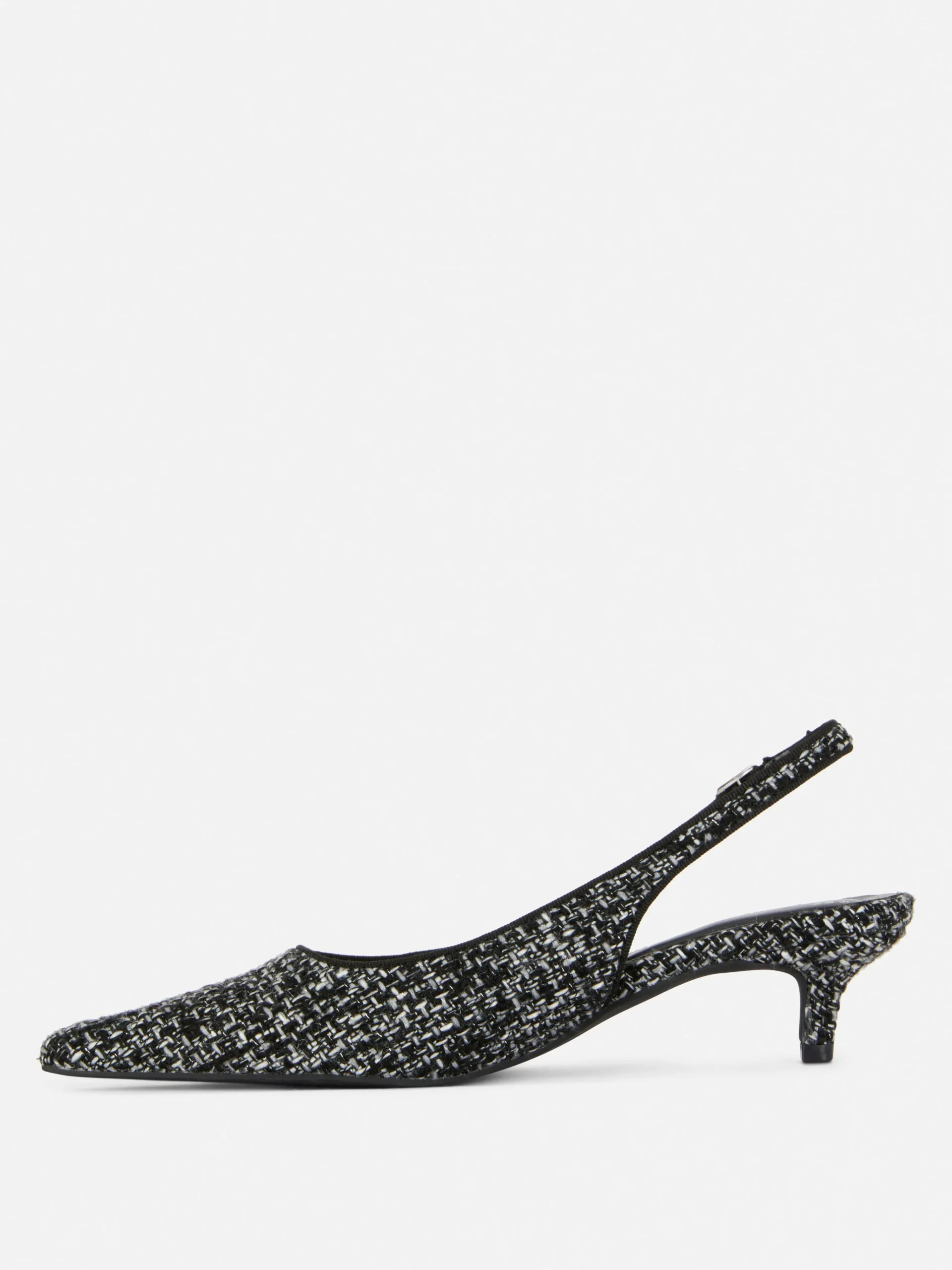 Boucle Slingback Kitten Heels|Primark Sale