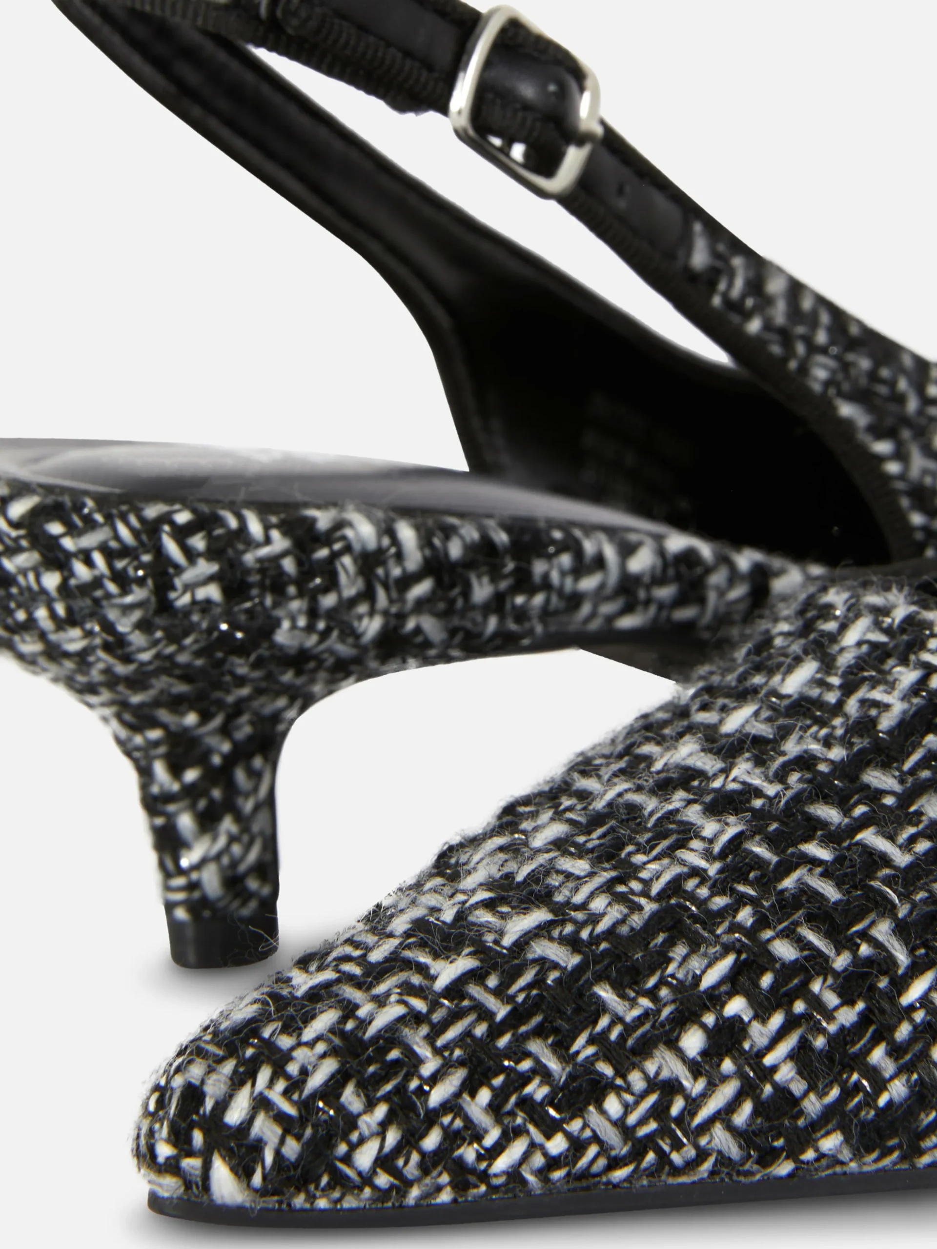 Boucle Slingback Kitten Heels|Primark Sale