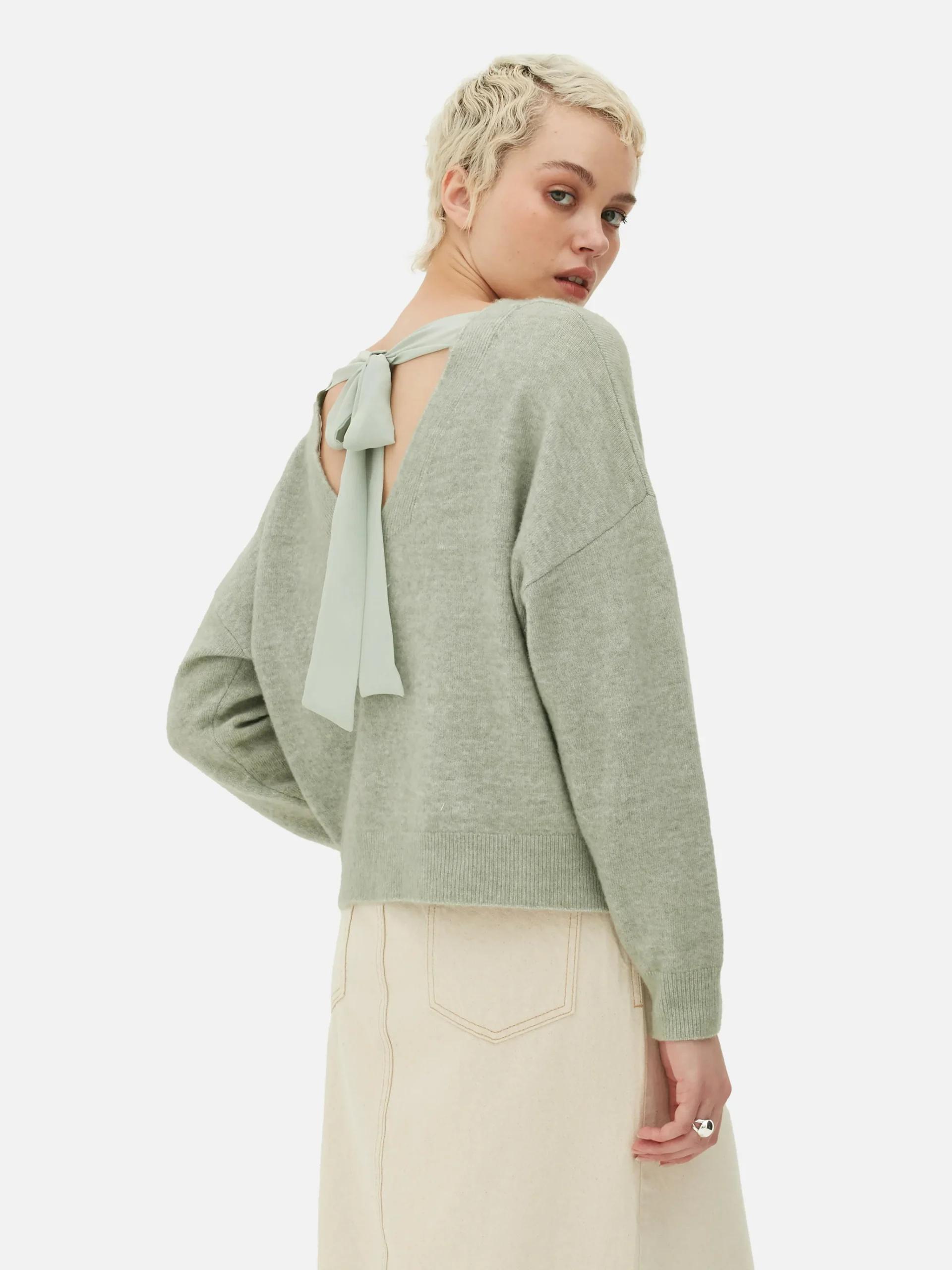 Bow Back Sweater|Primark Sale