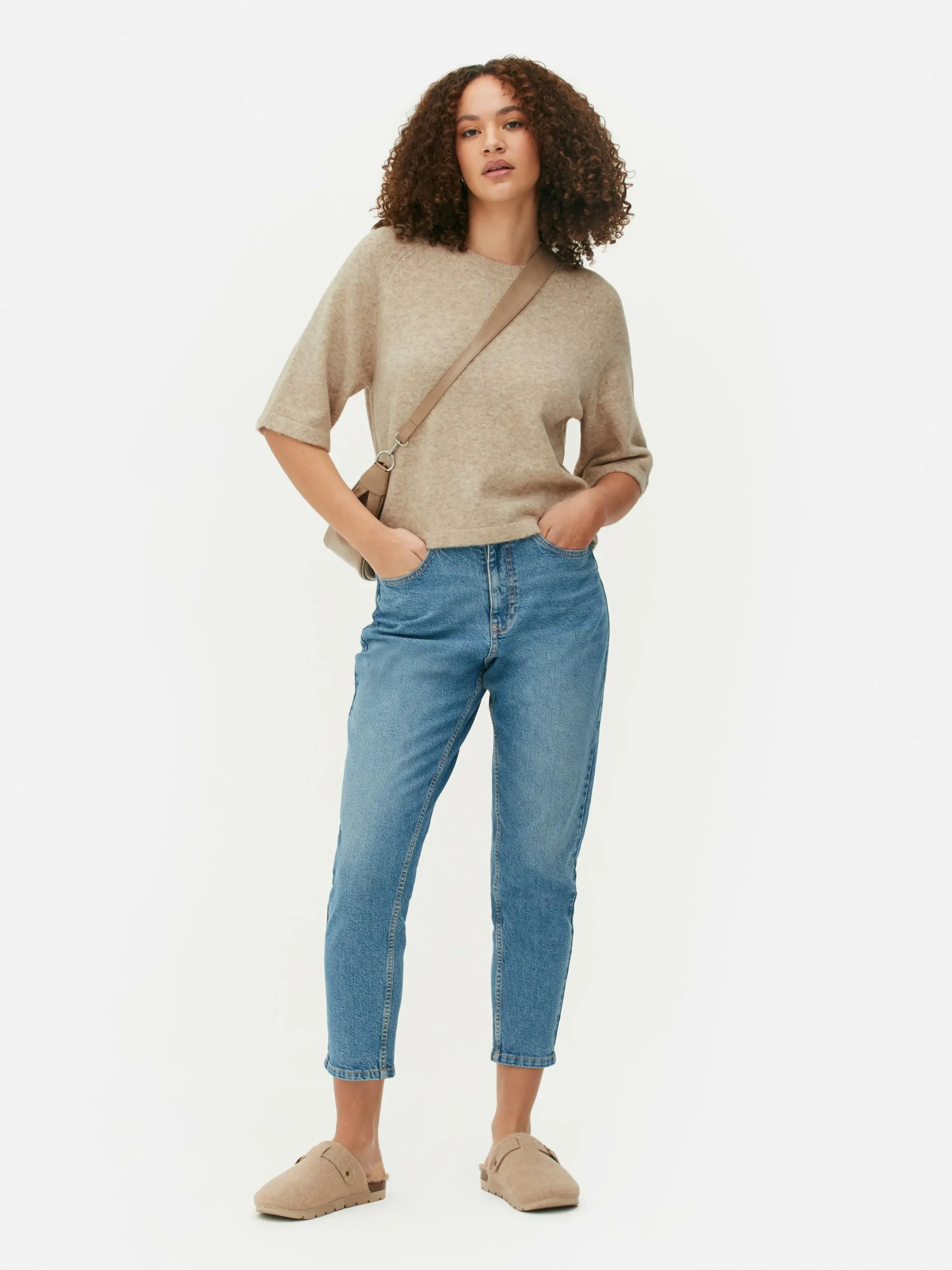 Boxy Knit T-Shirt|Primark New