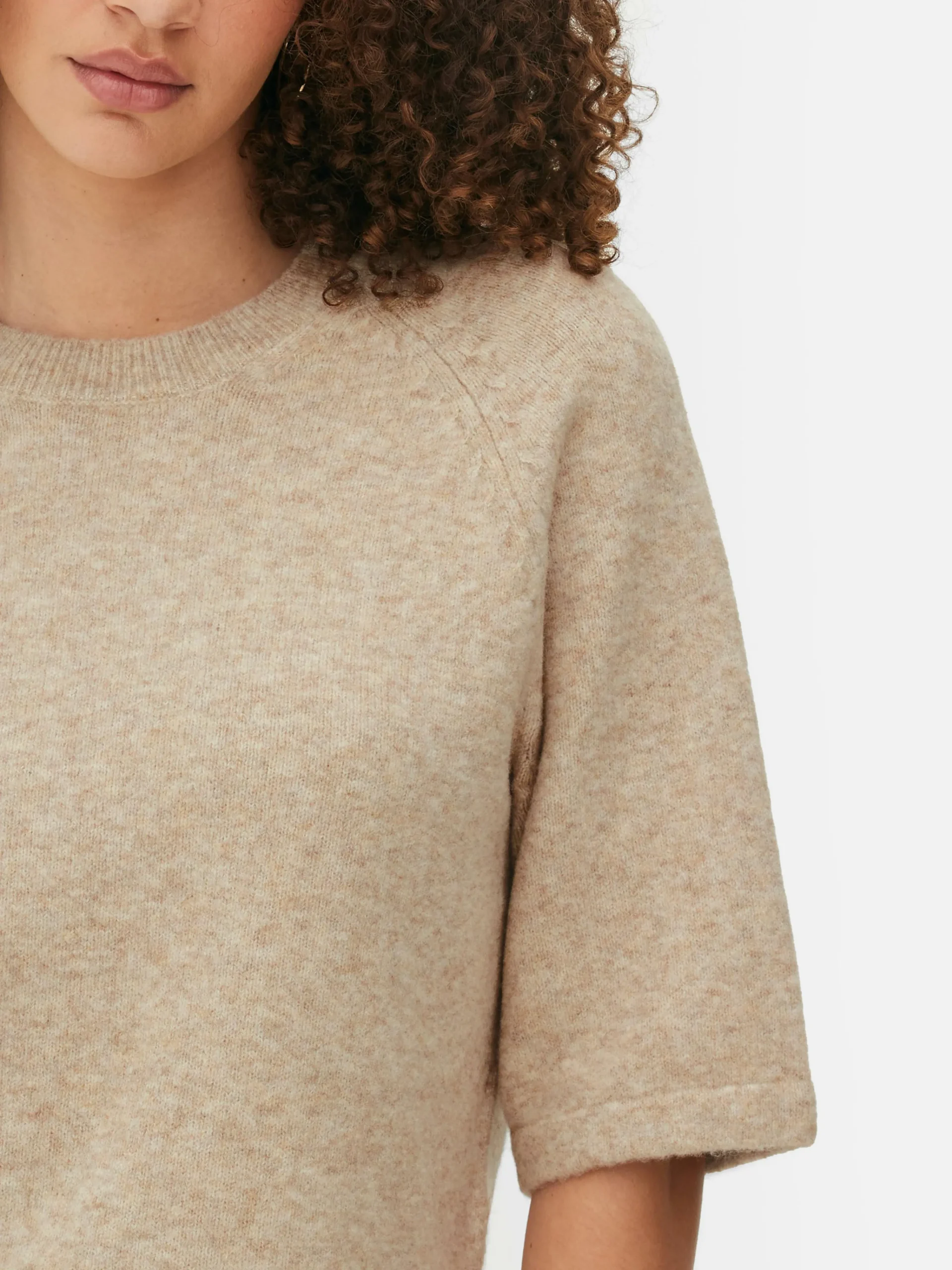 Boxy Knit T-Shirt|Primark New