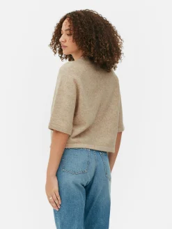 Boxy Knit T-Shirt|Primark New