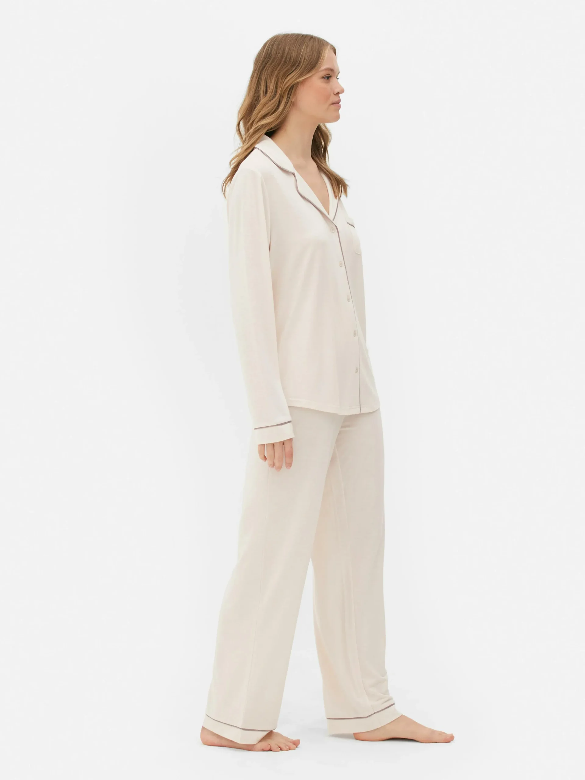 Boyfriend Long Pajamas|Primark New