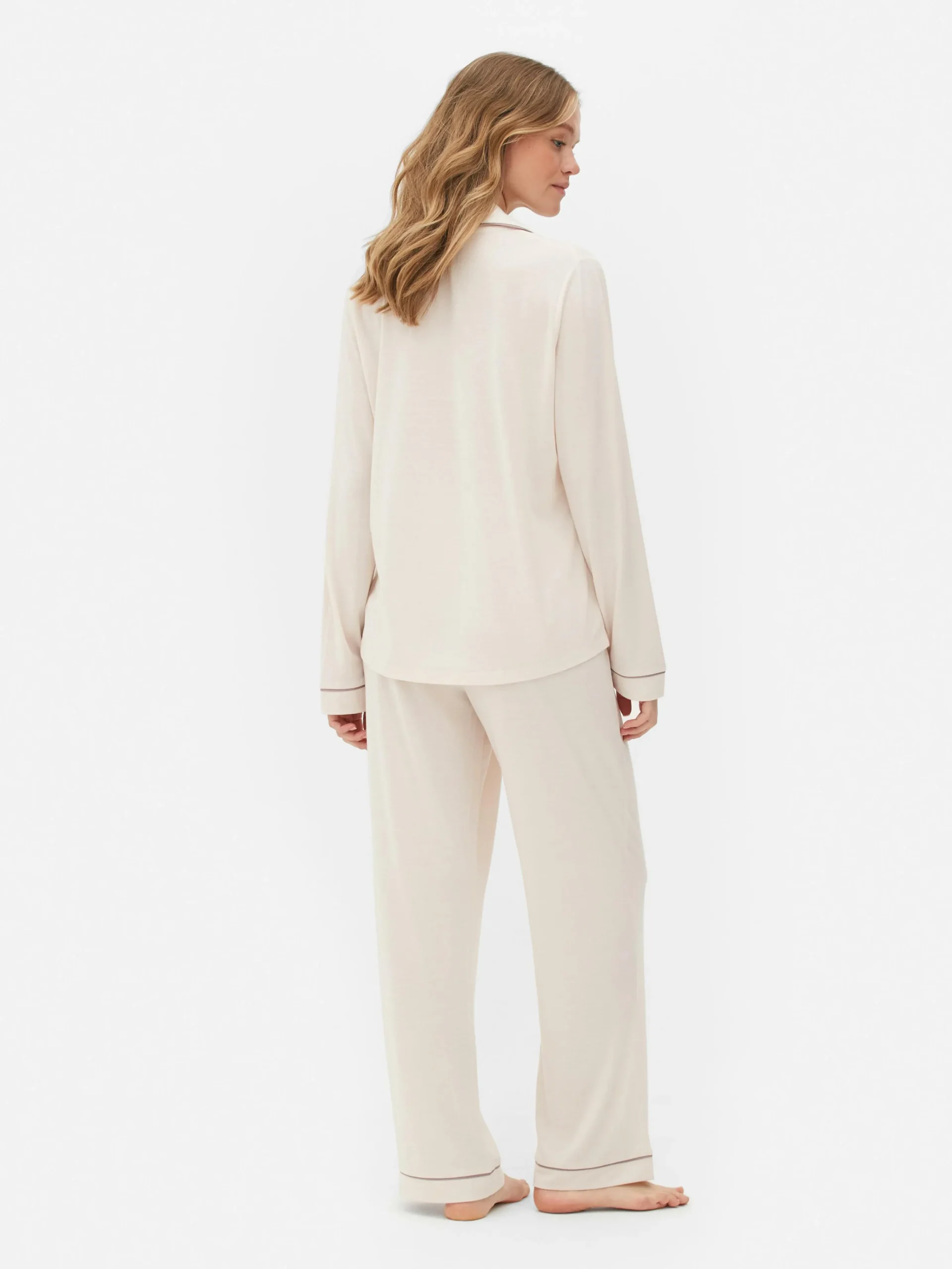 Boyfriend Long Pajamas|Primark New