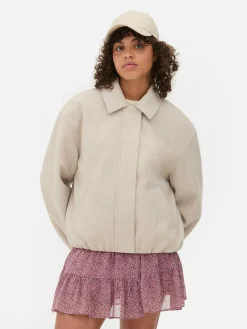 Bubble Hem Jacket|Primark Clearance