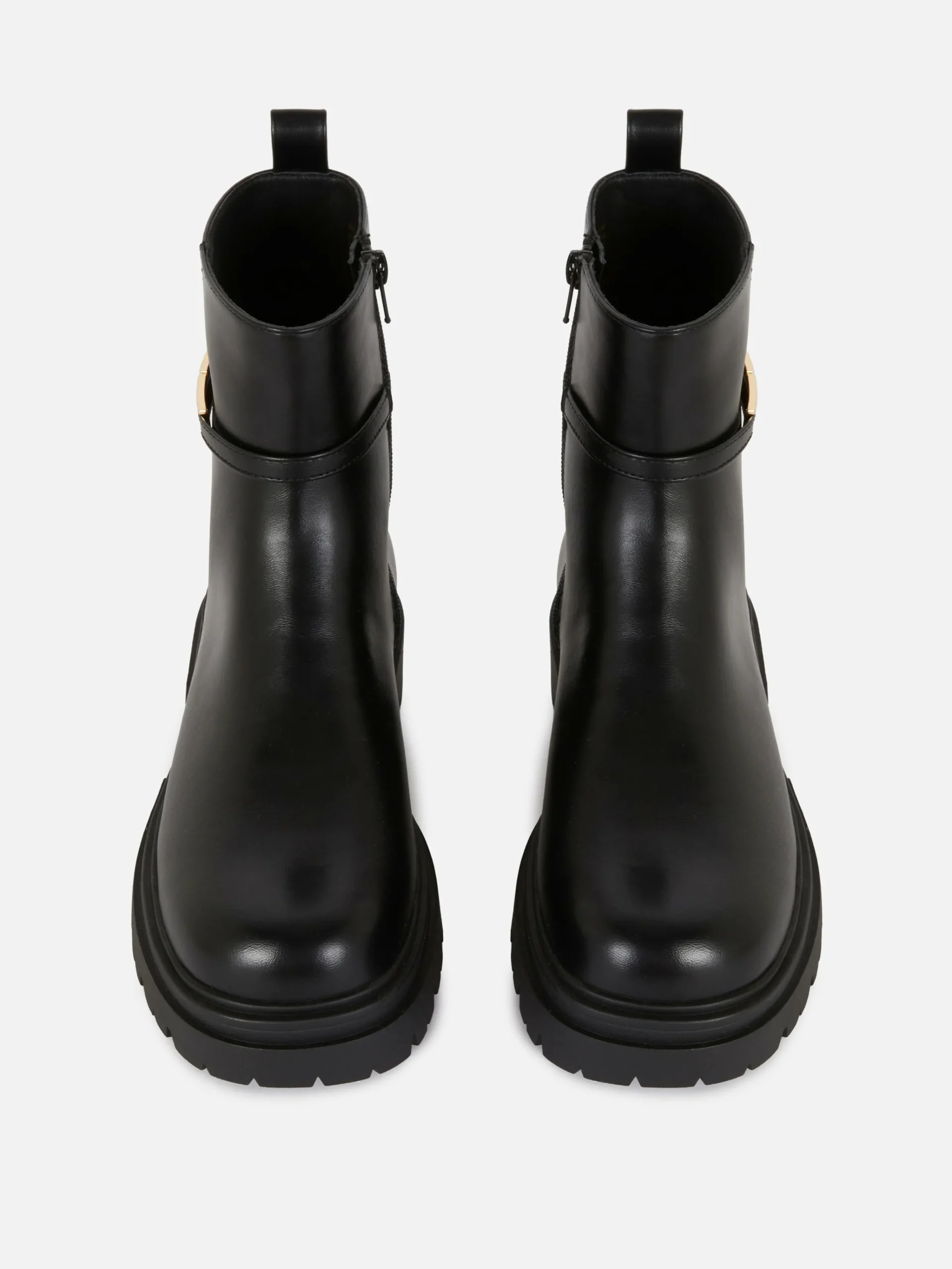 Buckle Detail Ankle Boots|Primark New
