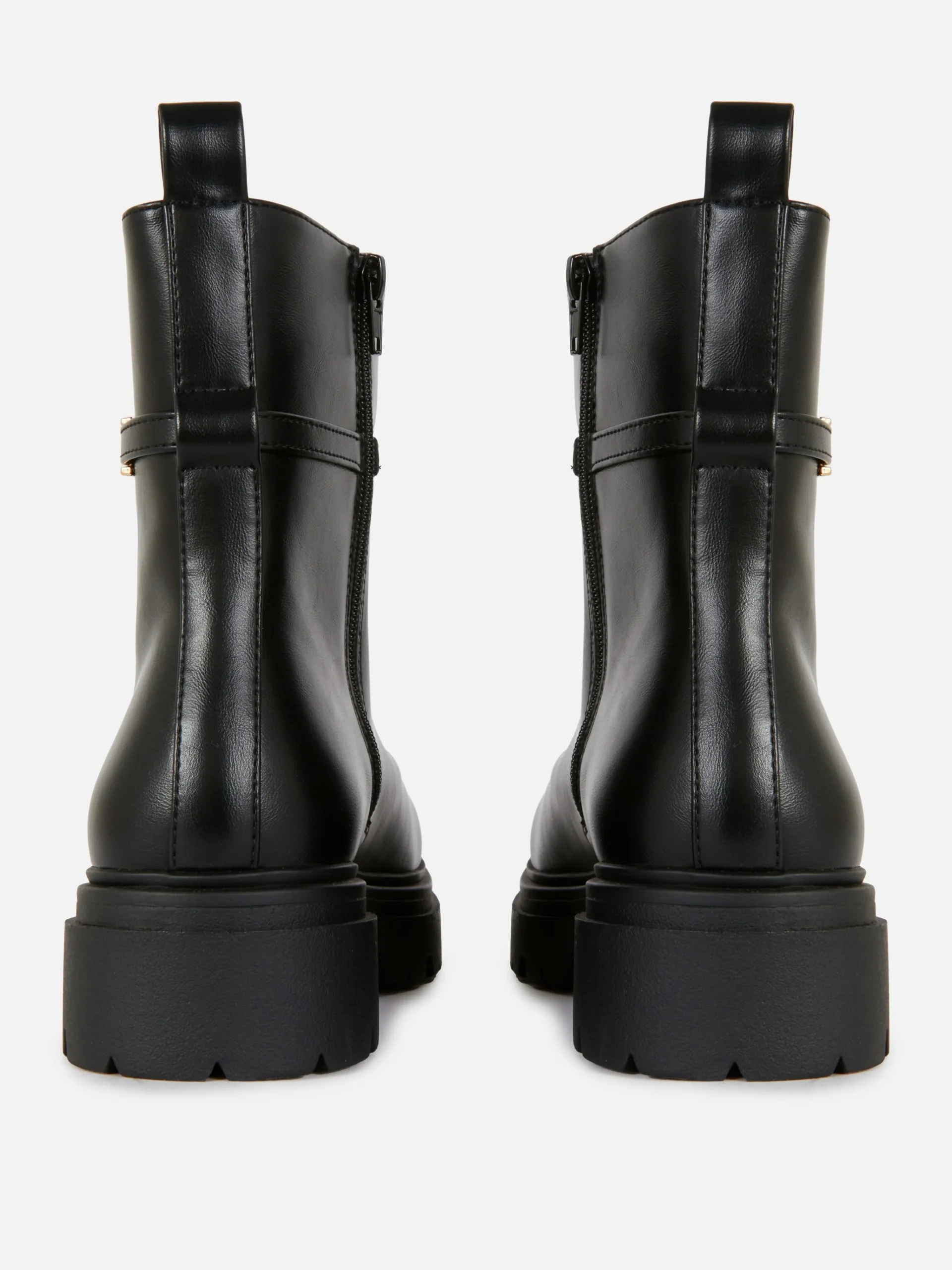 Buckle Detail Ankle Boots|Primark New