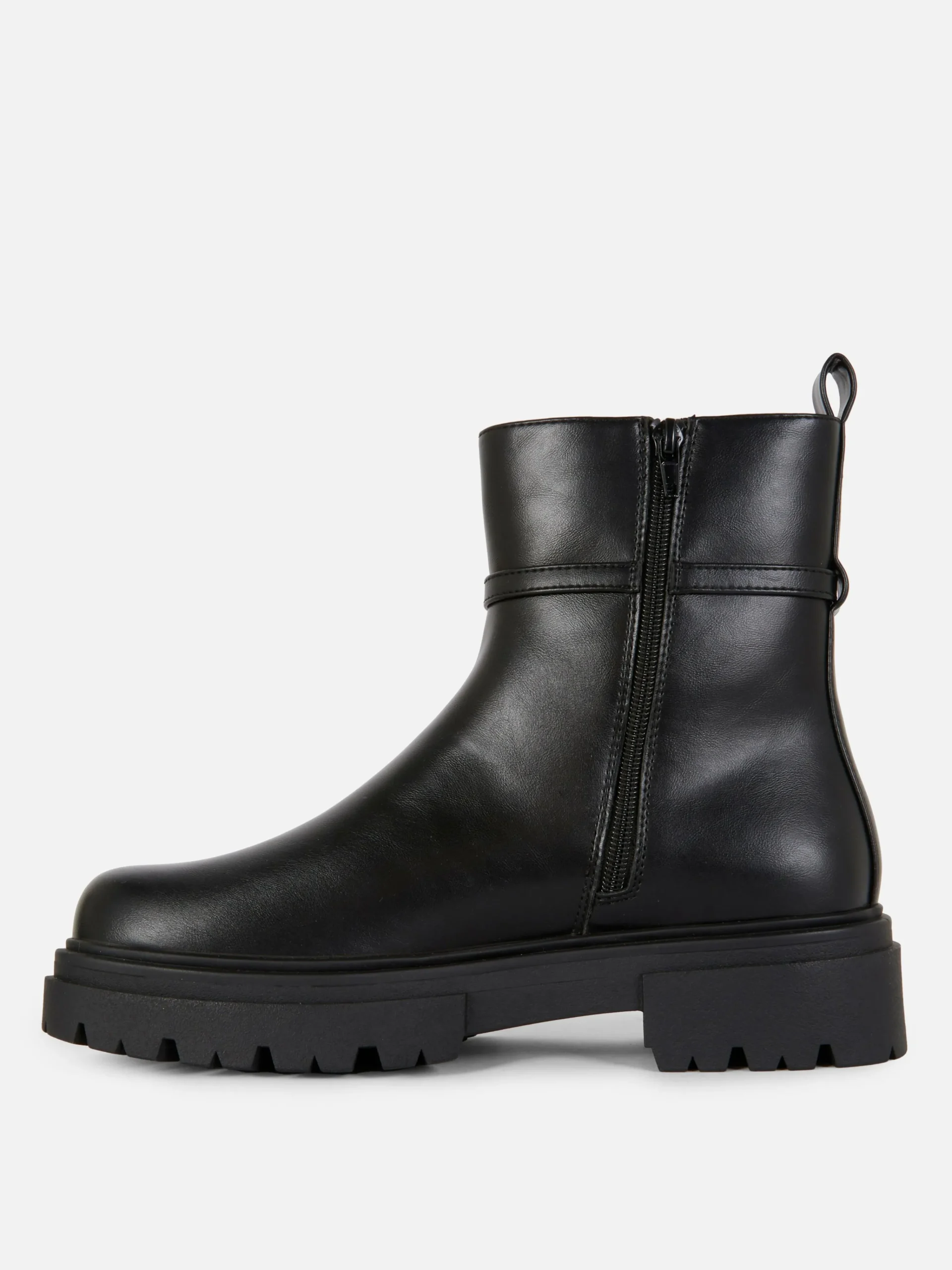 Buckle Detail Ankle Boots|Primark New