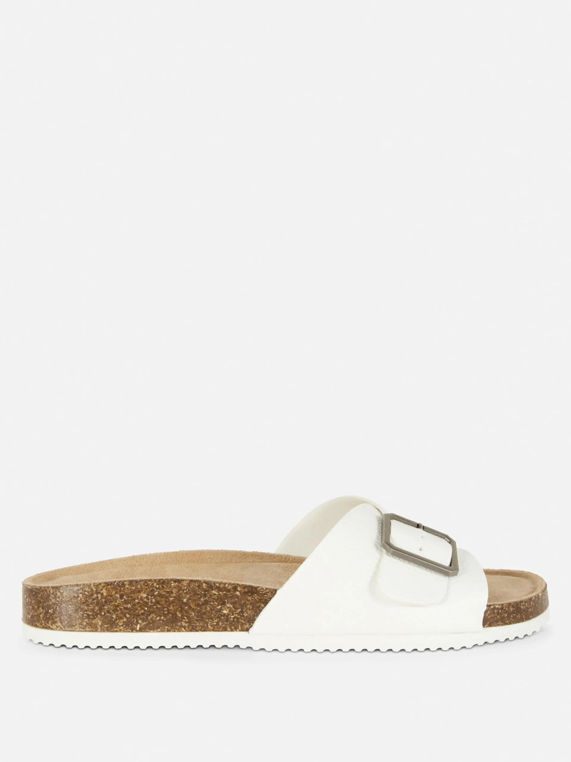 Buckle Strap Footbed Sandals|Primark New