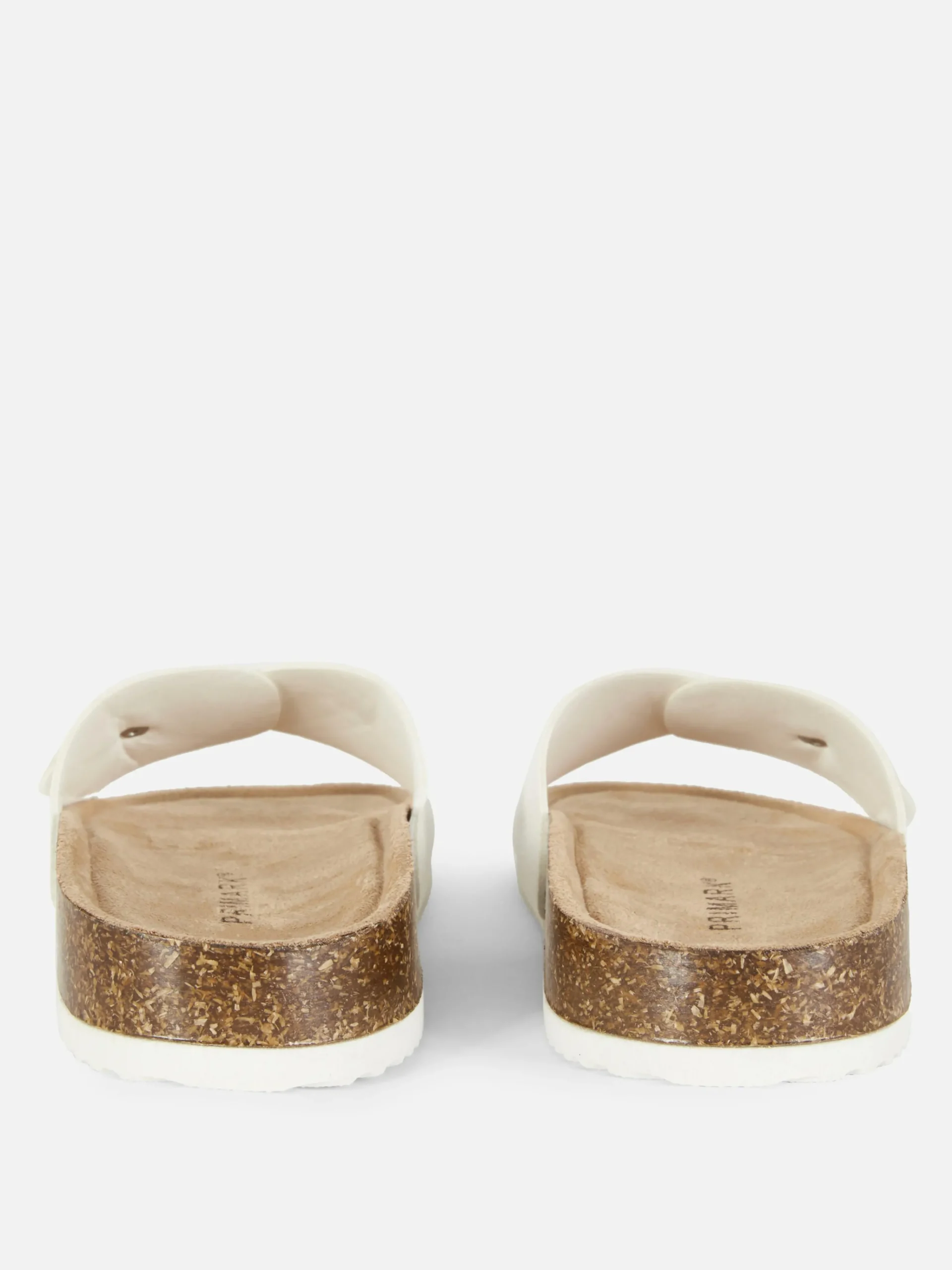 Buckle Strap Footbed Sandals|Primark New