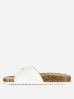 Buckle Strap Footbed Sandals|Primark New