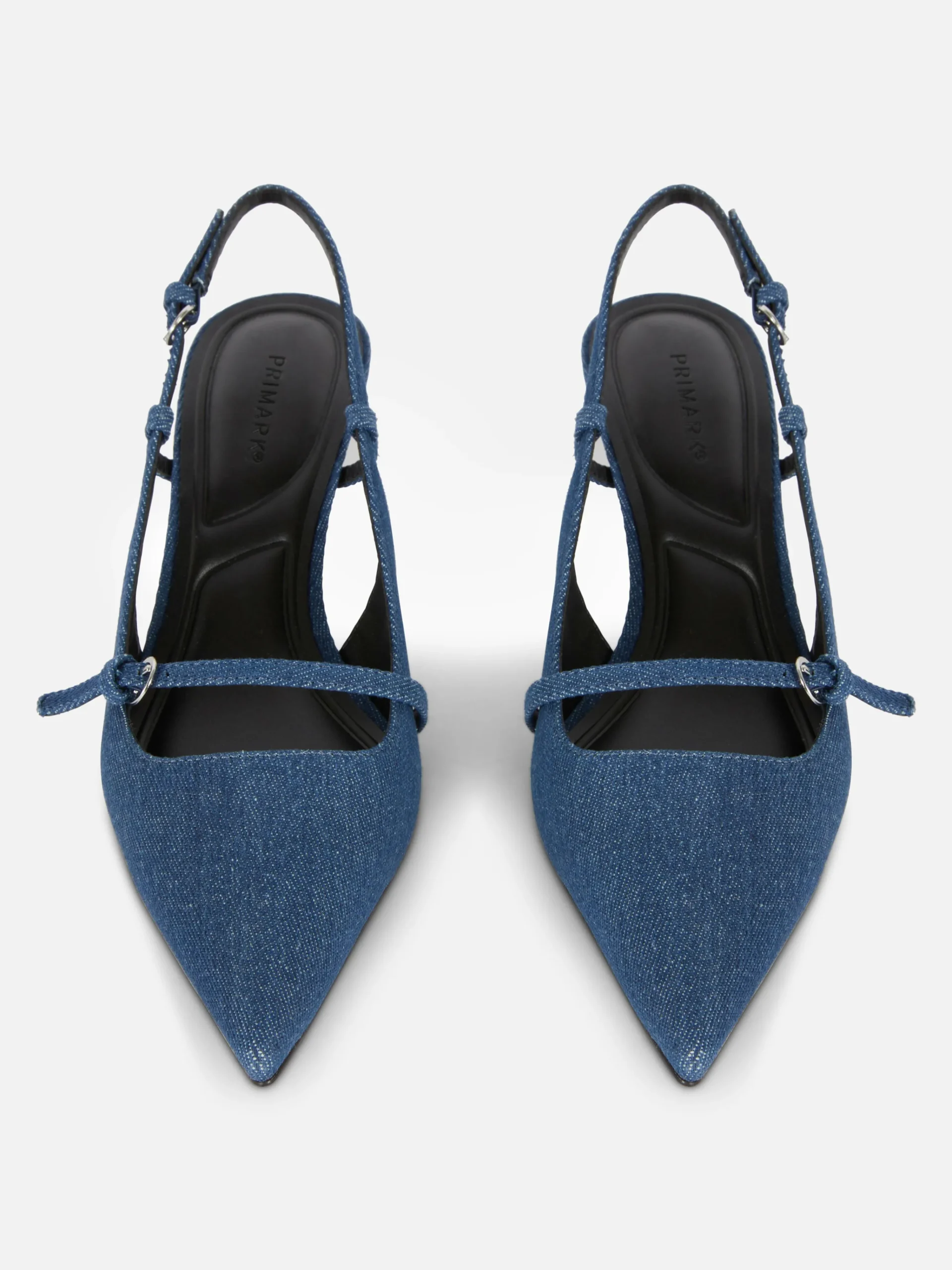 Buckled Denim Kitten Heels|Primark Best