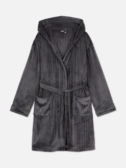 Burnout Striped Robe|Primark