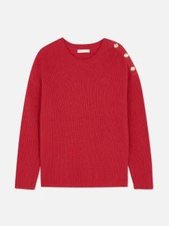 Button Detail Sweater|Primark