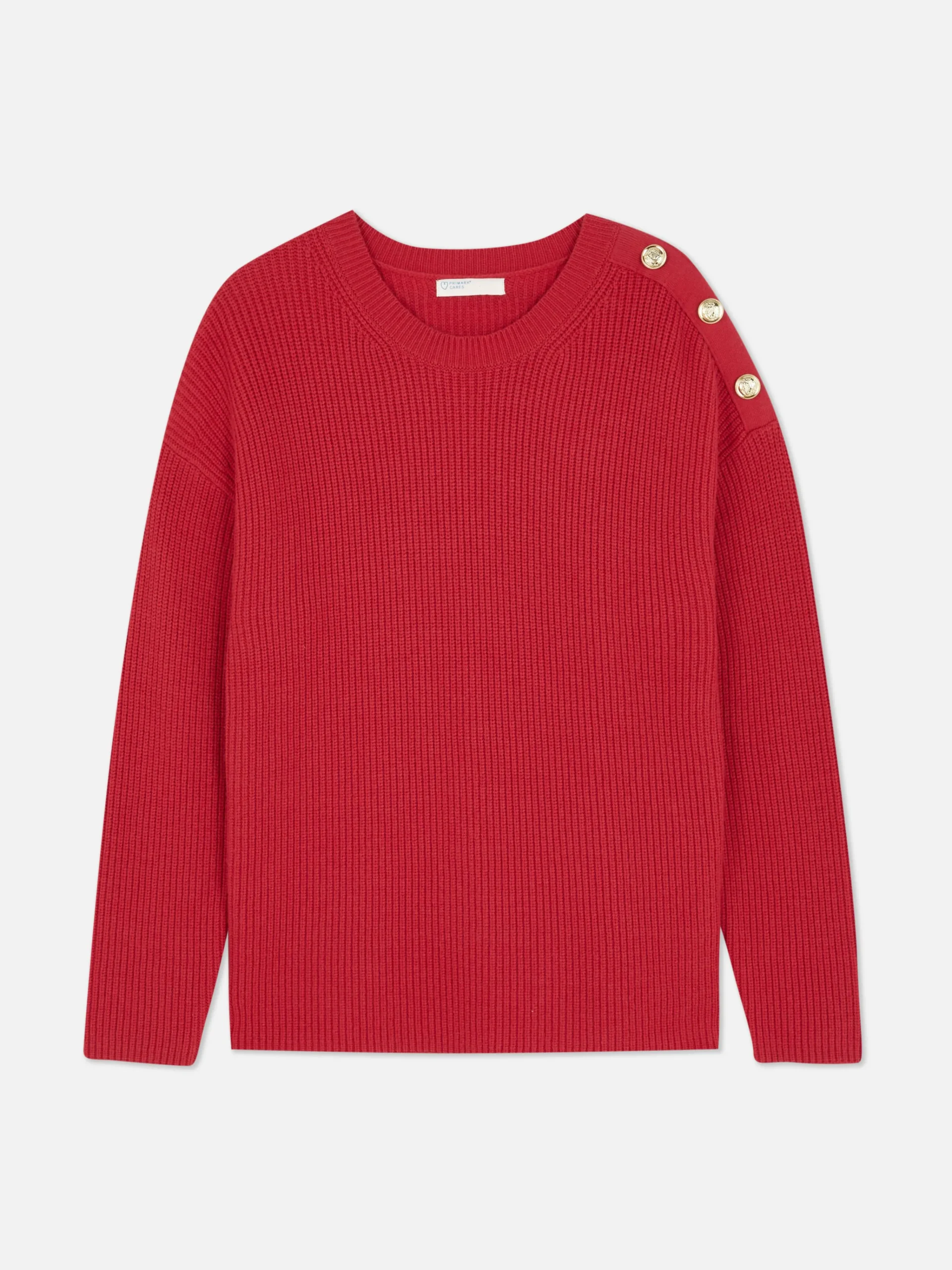 Button Detail Sweater|Primark