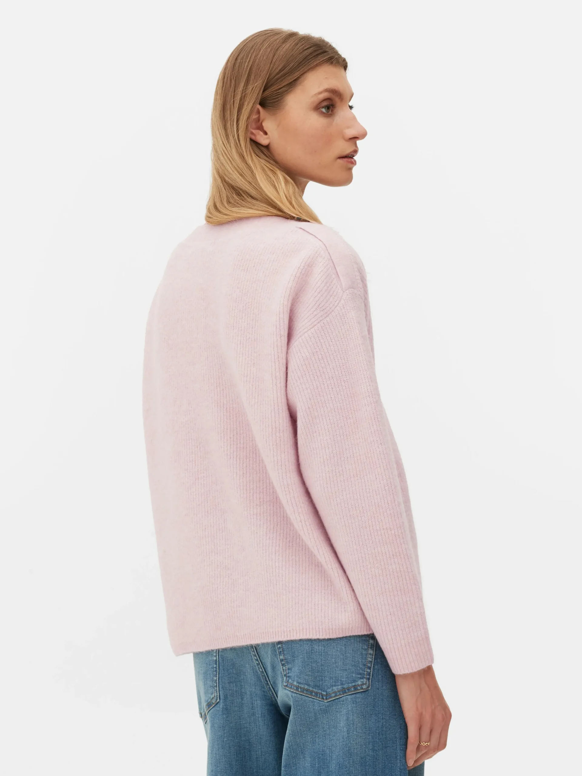 Button Shoulder Boatneck Sweater|Primark Discount