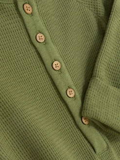 Buttoned Waffle Romper|Primark Best